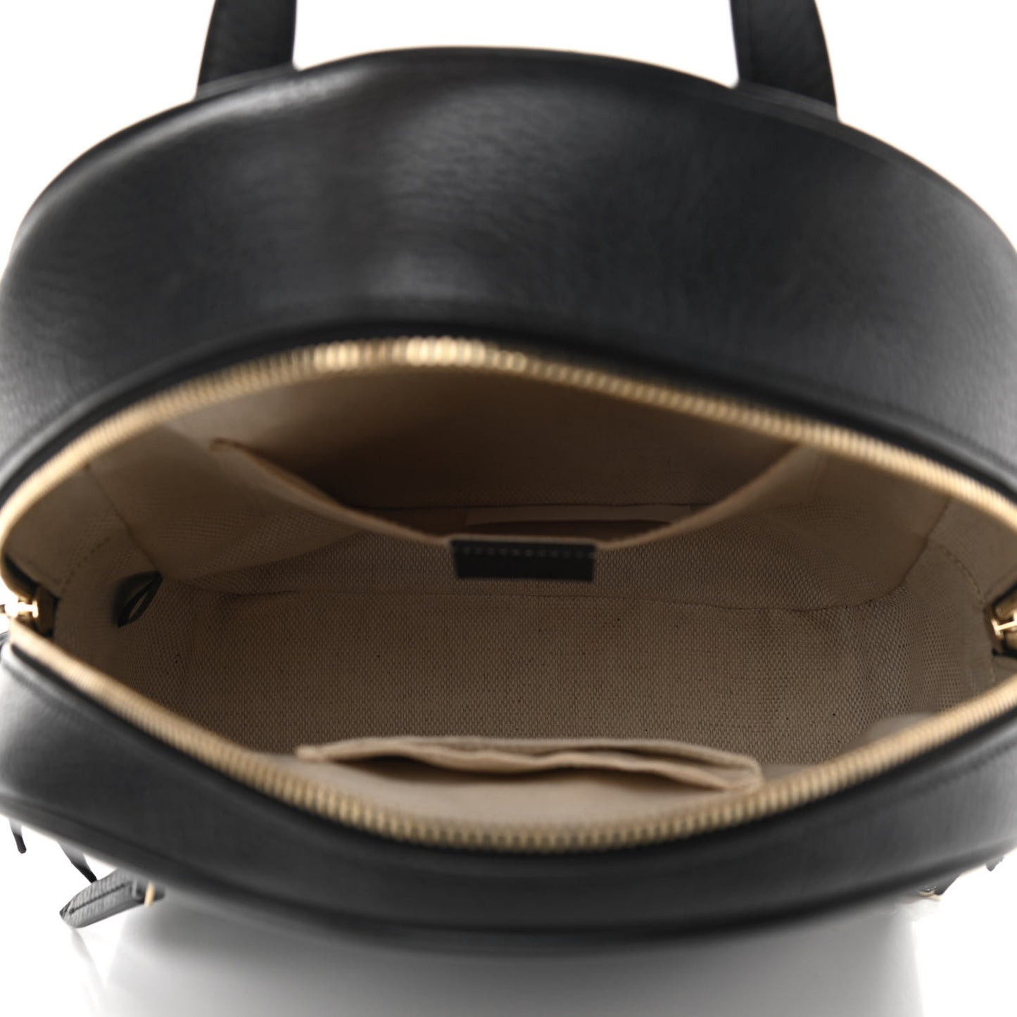 Pebbled Calfskin Soho Chain Backpack Black