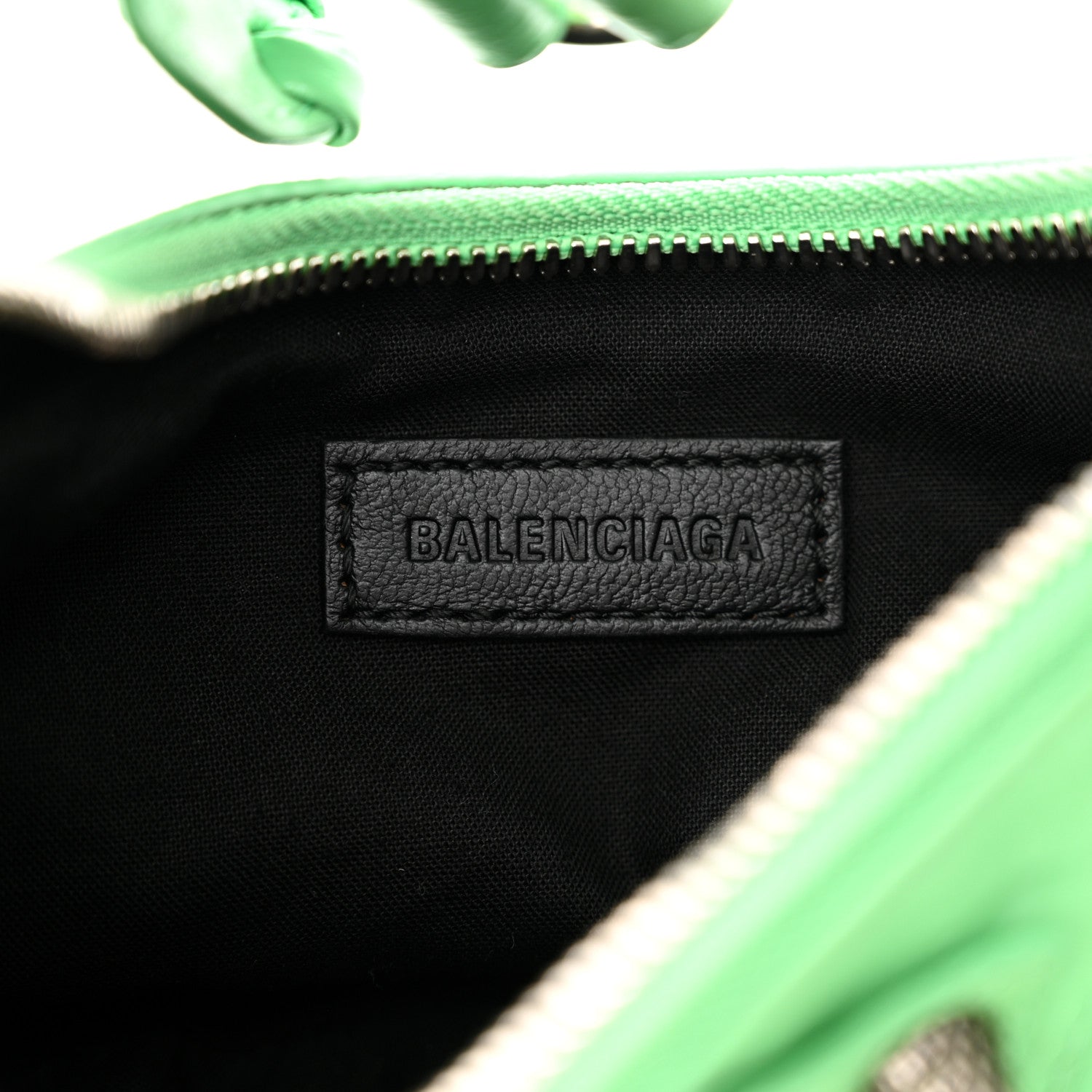Balenciaga Agneau Arena Le Cagole Shoulder Bag XS Mint Green 8 of 10