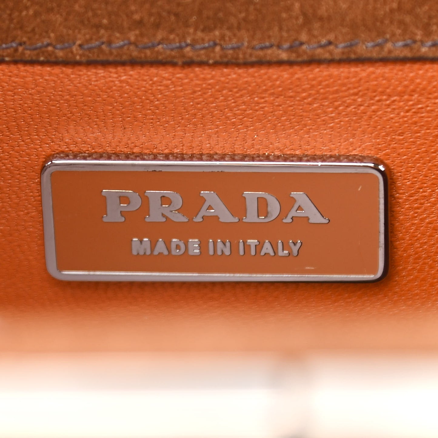 Suede Grommet Frame Satchel Tabacco