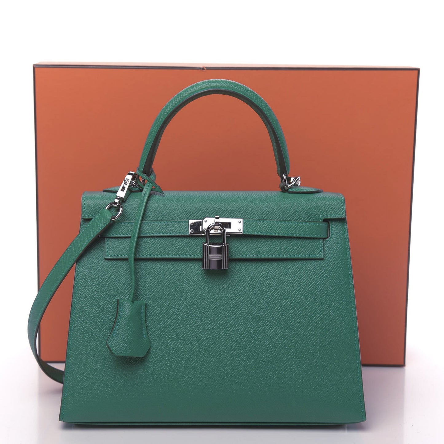 Epsom Kelly Sellier 25 Vert Vertigo