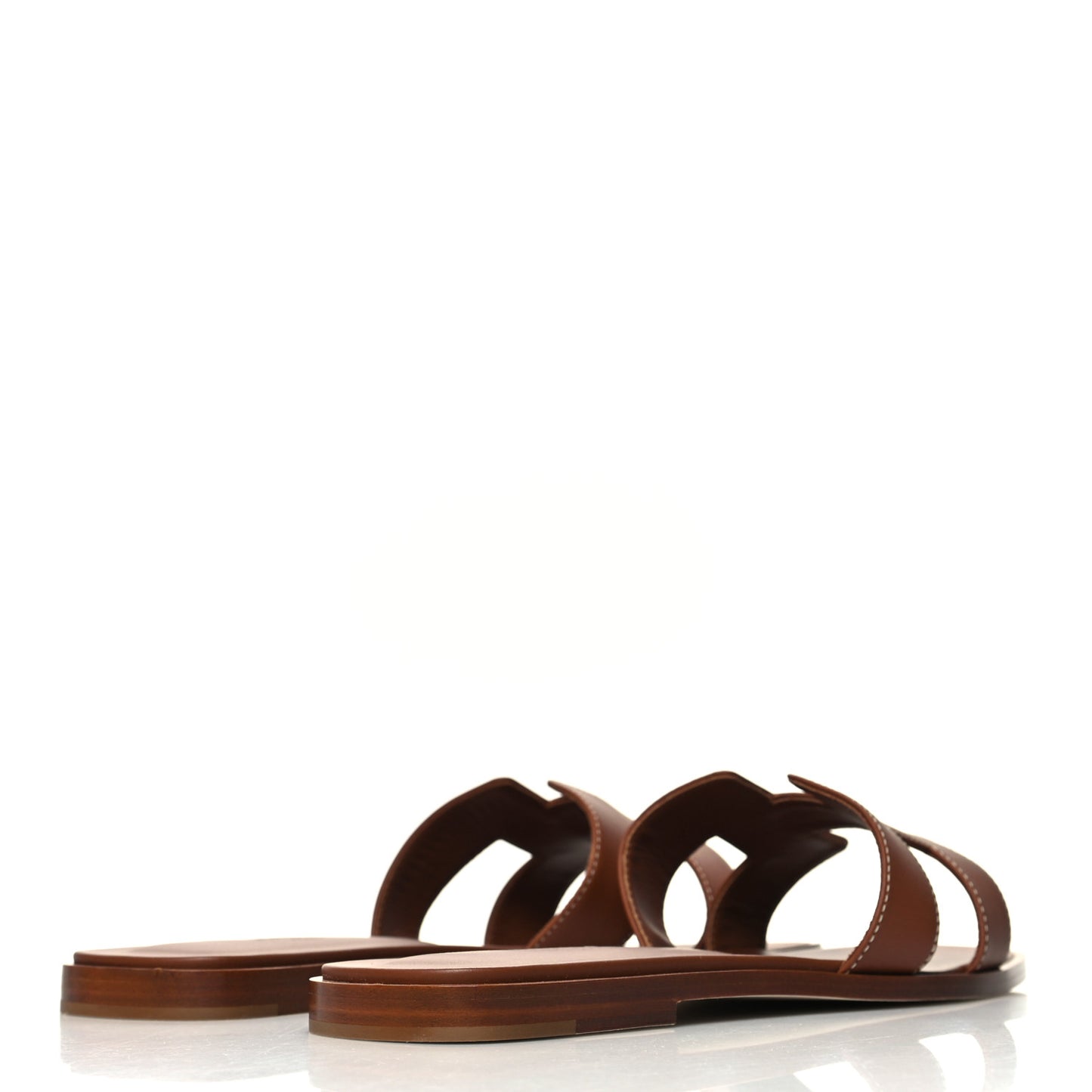 Box Calfskin Oran Sandals 41 Gold