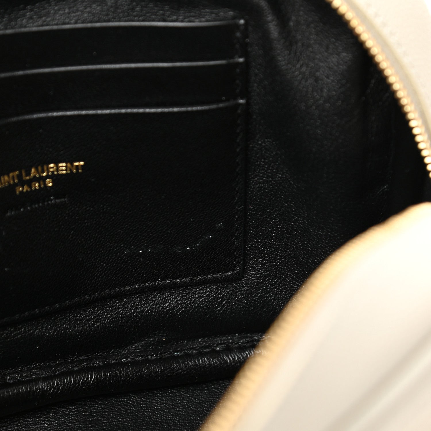 Saint Laurent Grain De Poudre Matelasse Monogram Mini Lou Camera Bag Crema Soft 11 of 12