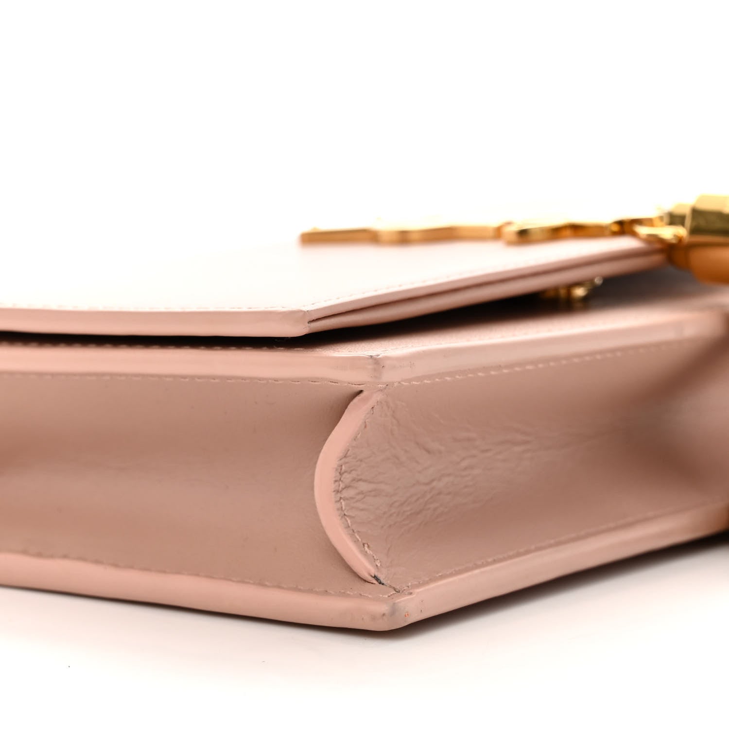 Saint Laurent Smooth Calfskin Classic Monogram Kate Tassel Chain Wallet Pale Pink 8 of 11