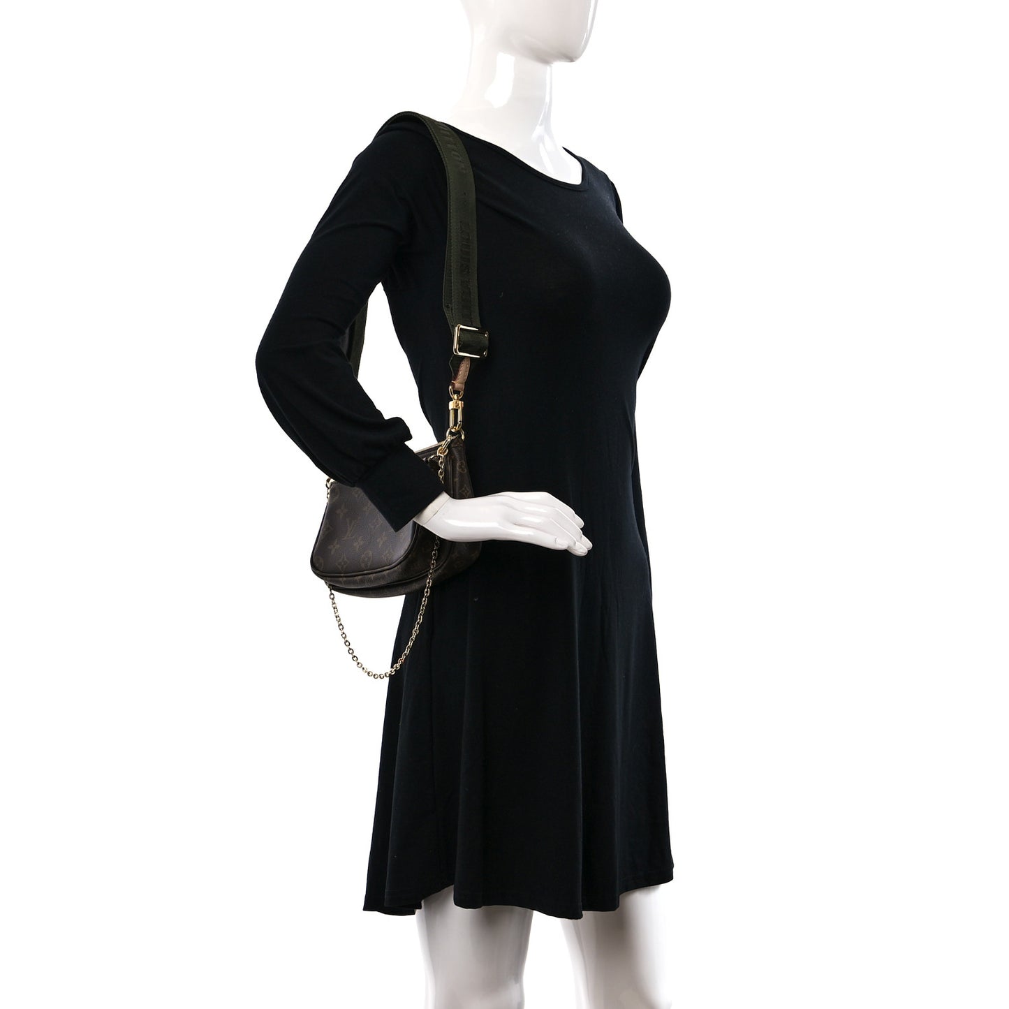 Monogram Multi Pochette Accessories Kaki