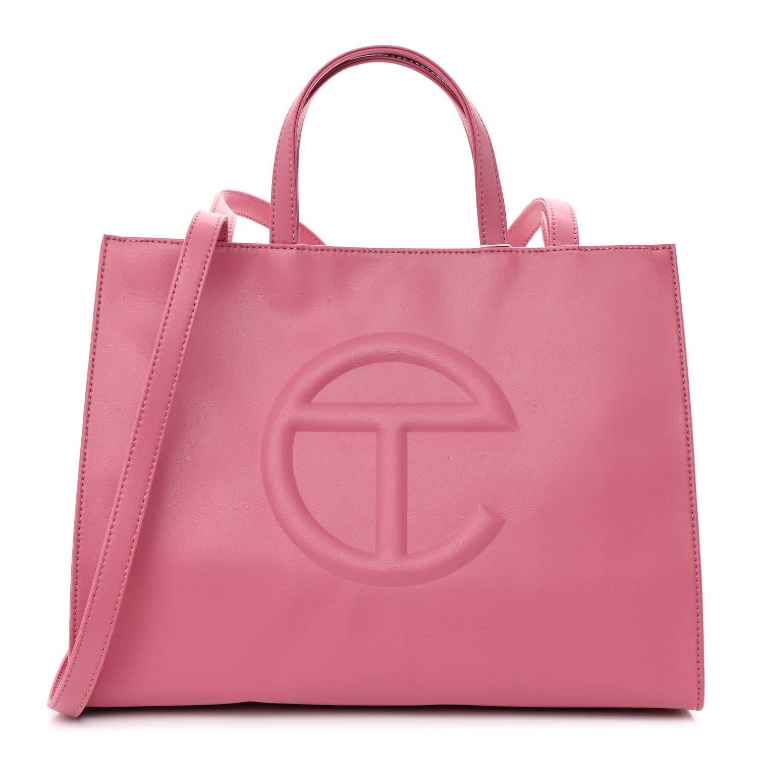 Telfar Vegan Leather Medium Shopping Bag Corned Beef 1 of 11
