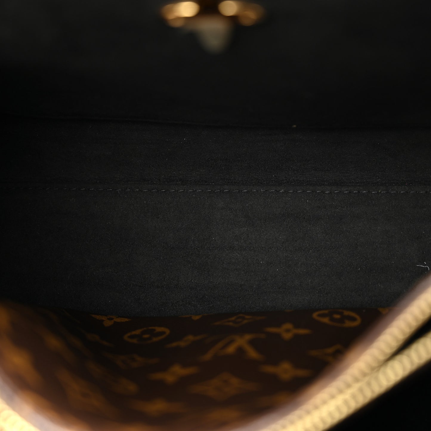 Monogram Flower Tote Black