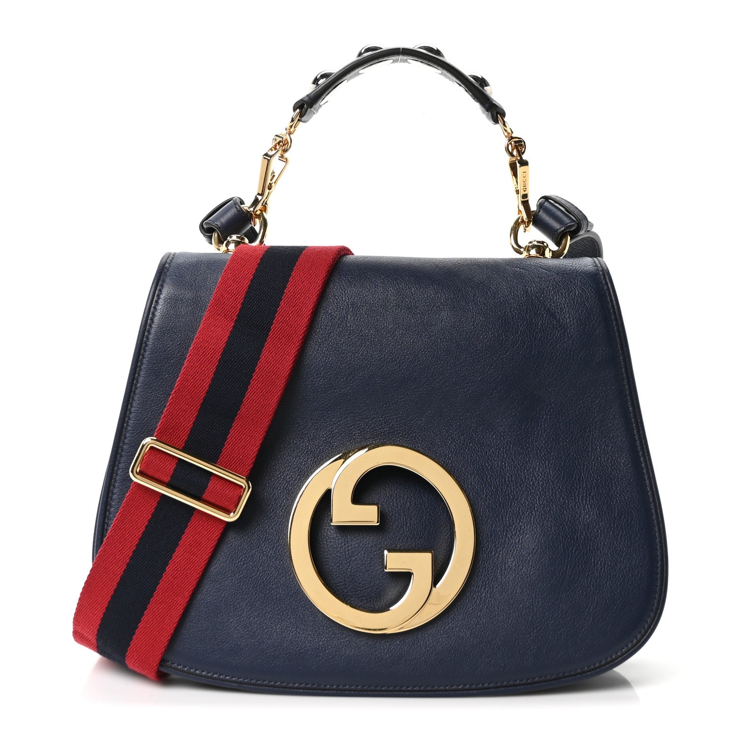 GUCCI ボディバッグ ネイビー 中古・古着通販】GUCCI (グッチ) GUCCI(グッチ) ボディーバッグ GG