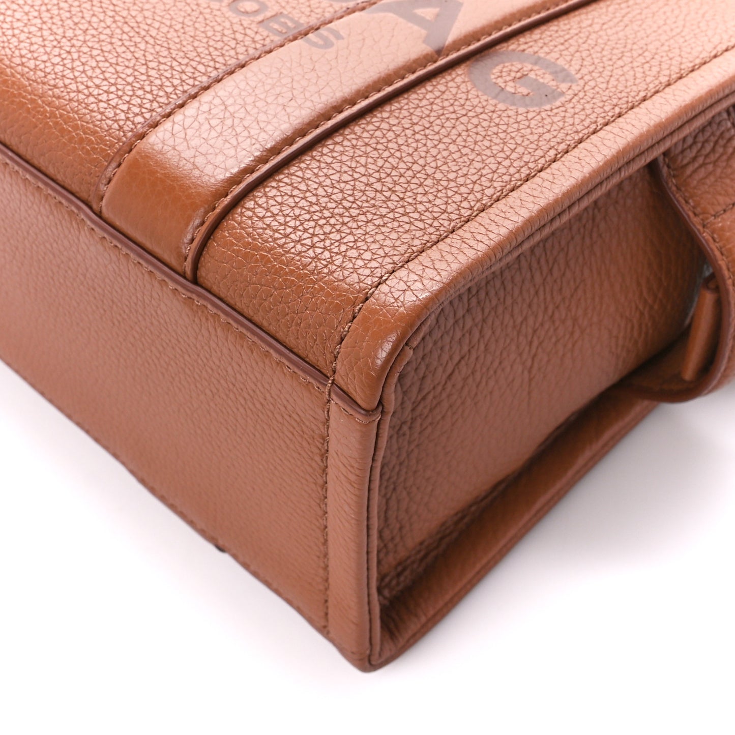 Grained Calfskin Small The Tote Bag Argan Oil