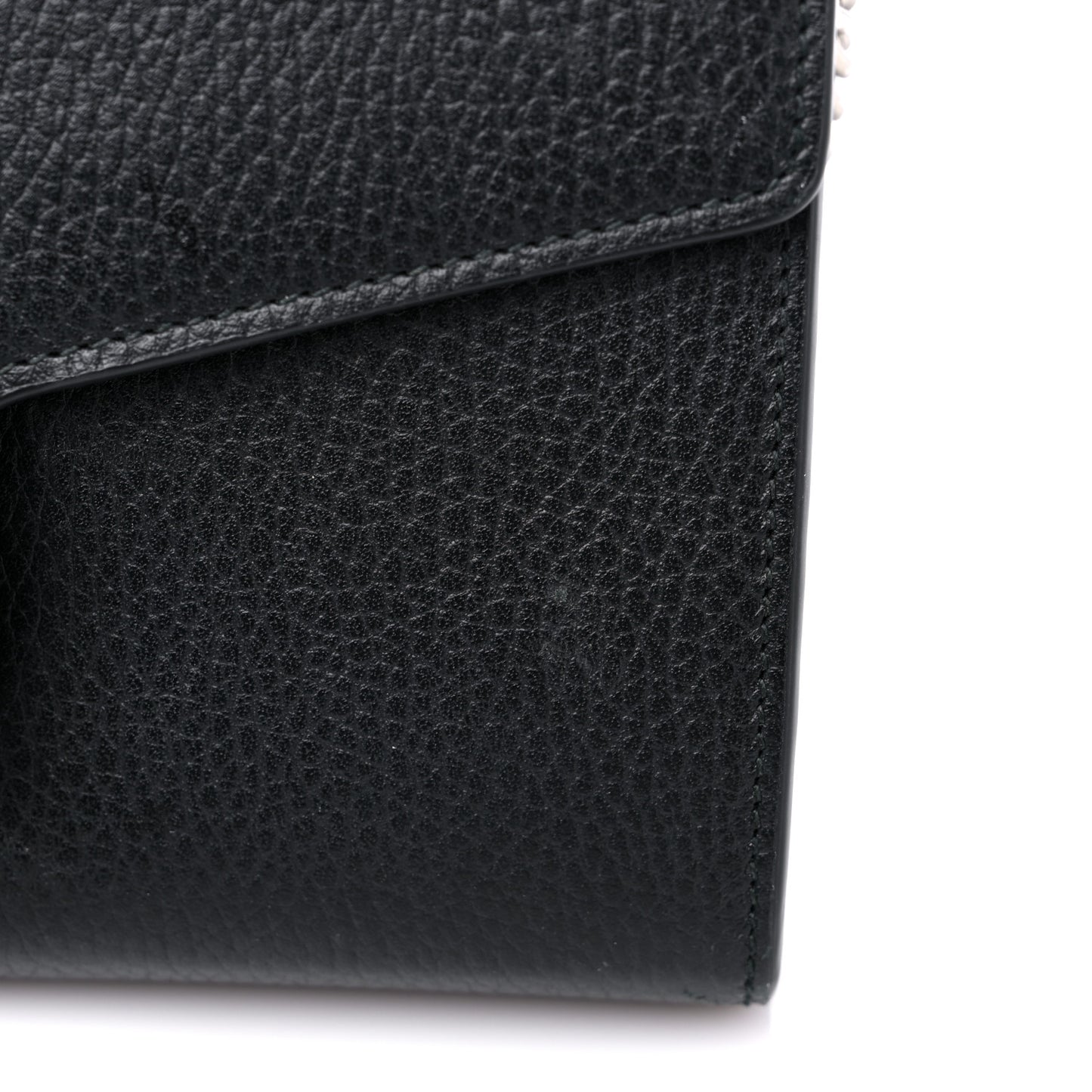 Calfskin Mini Dionysus Chain Wallet Black