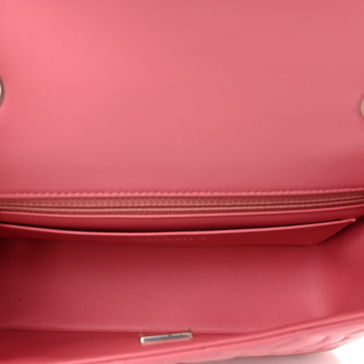 Chanel Lambskin Quilted Mini Rectangular Flap Pink 5 of 11
