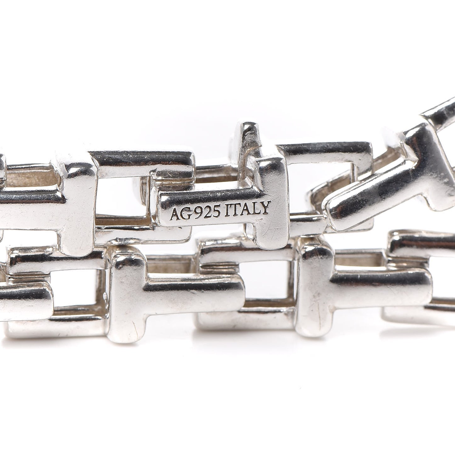 Sterling Silver T Chain Bracelet