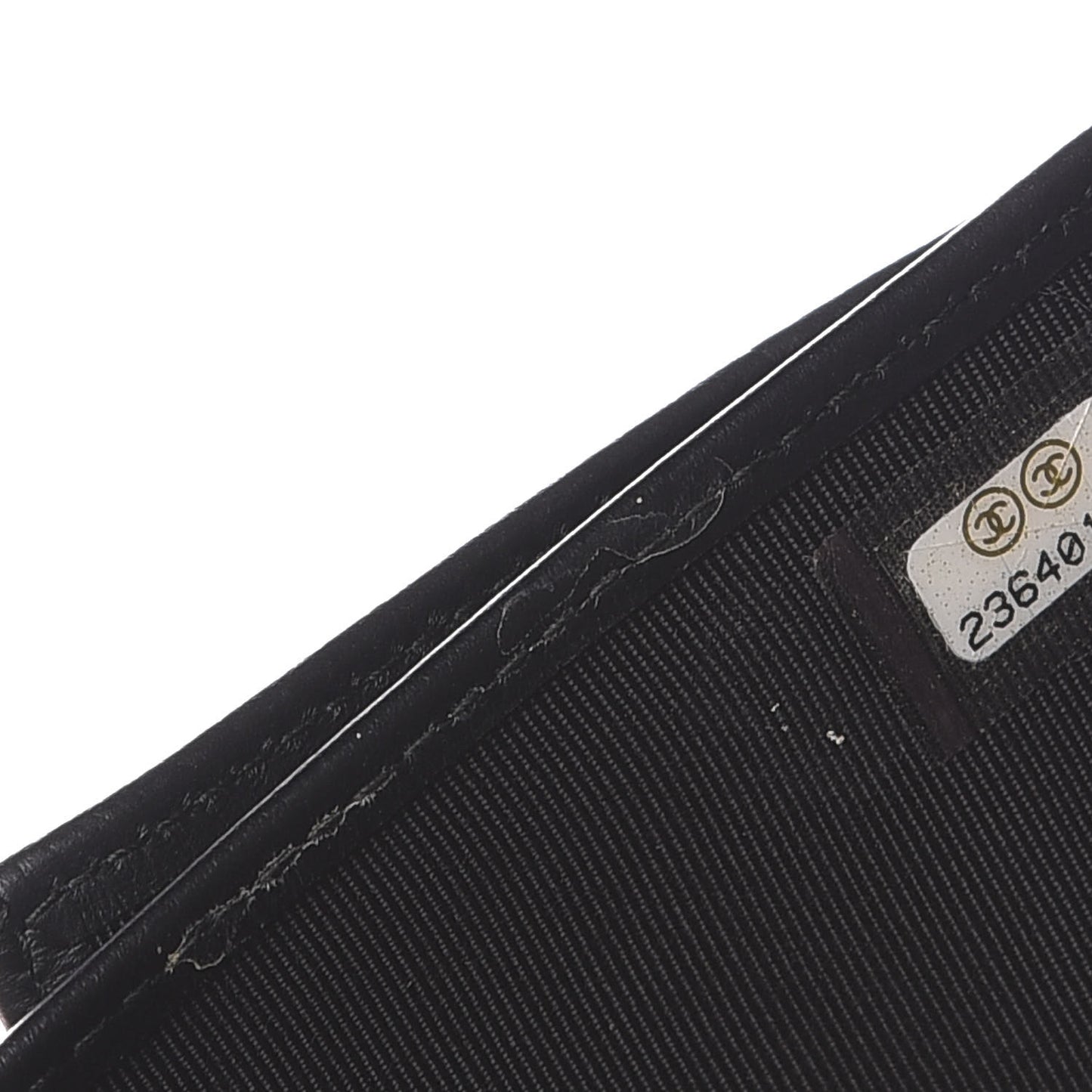Calfskin Quilted Compact Flap Wallet So Black