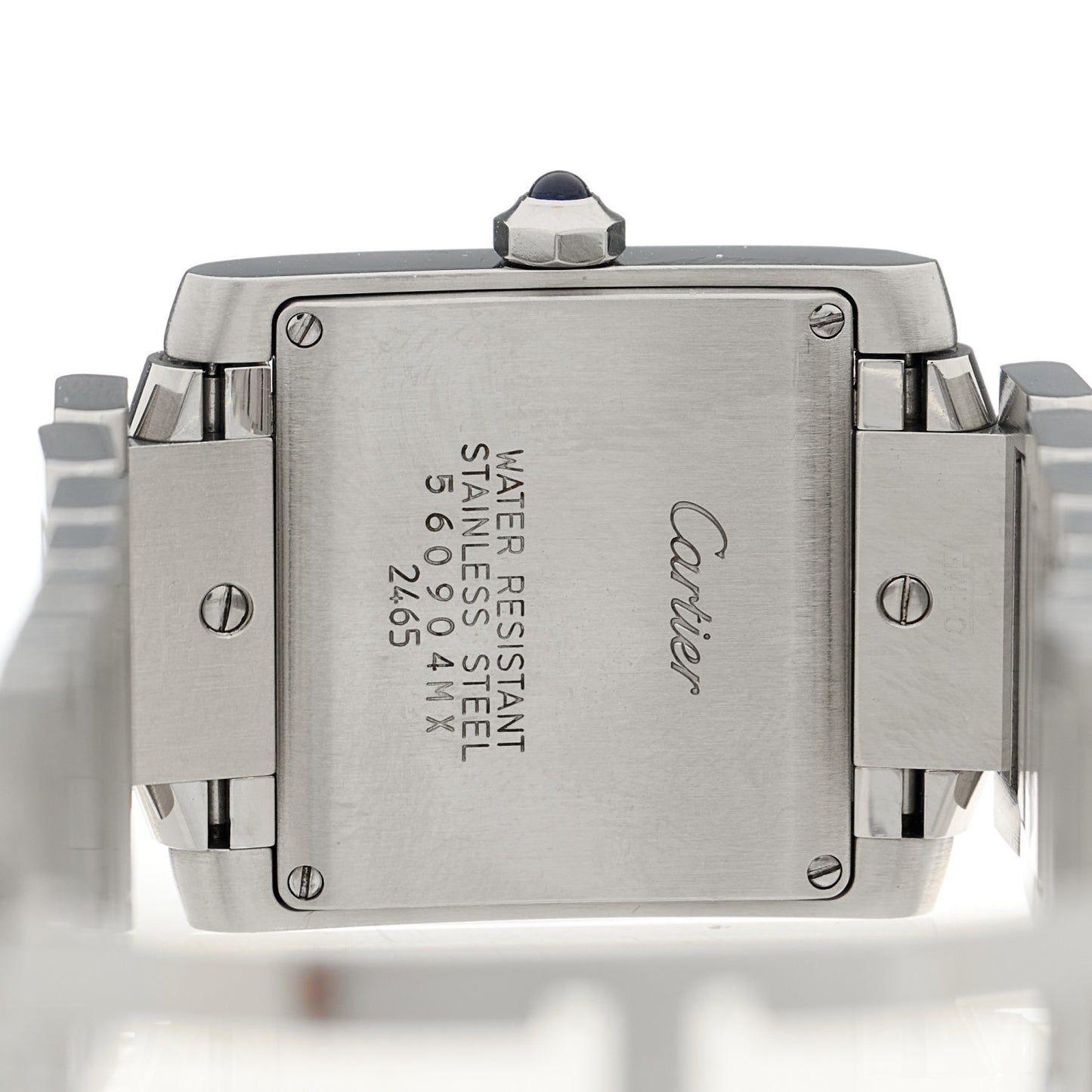 Stainless Steel 25mm Tank Francaise Quartz Watch