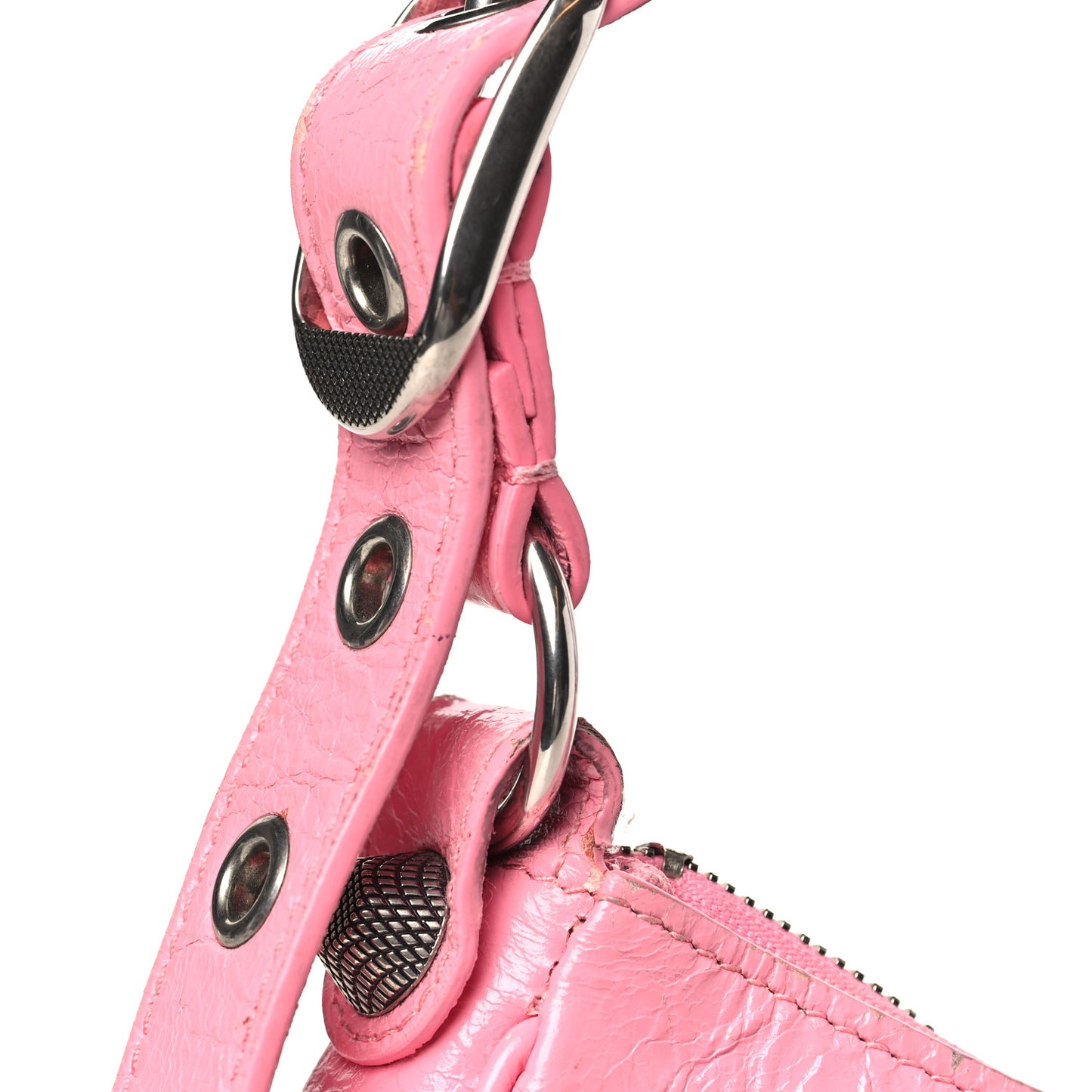 Agneau Arena Le Cagole Shoulder Bag XS Candy Pink