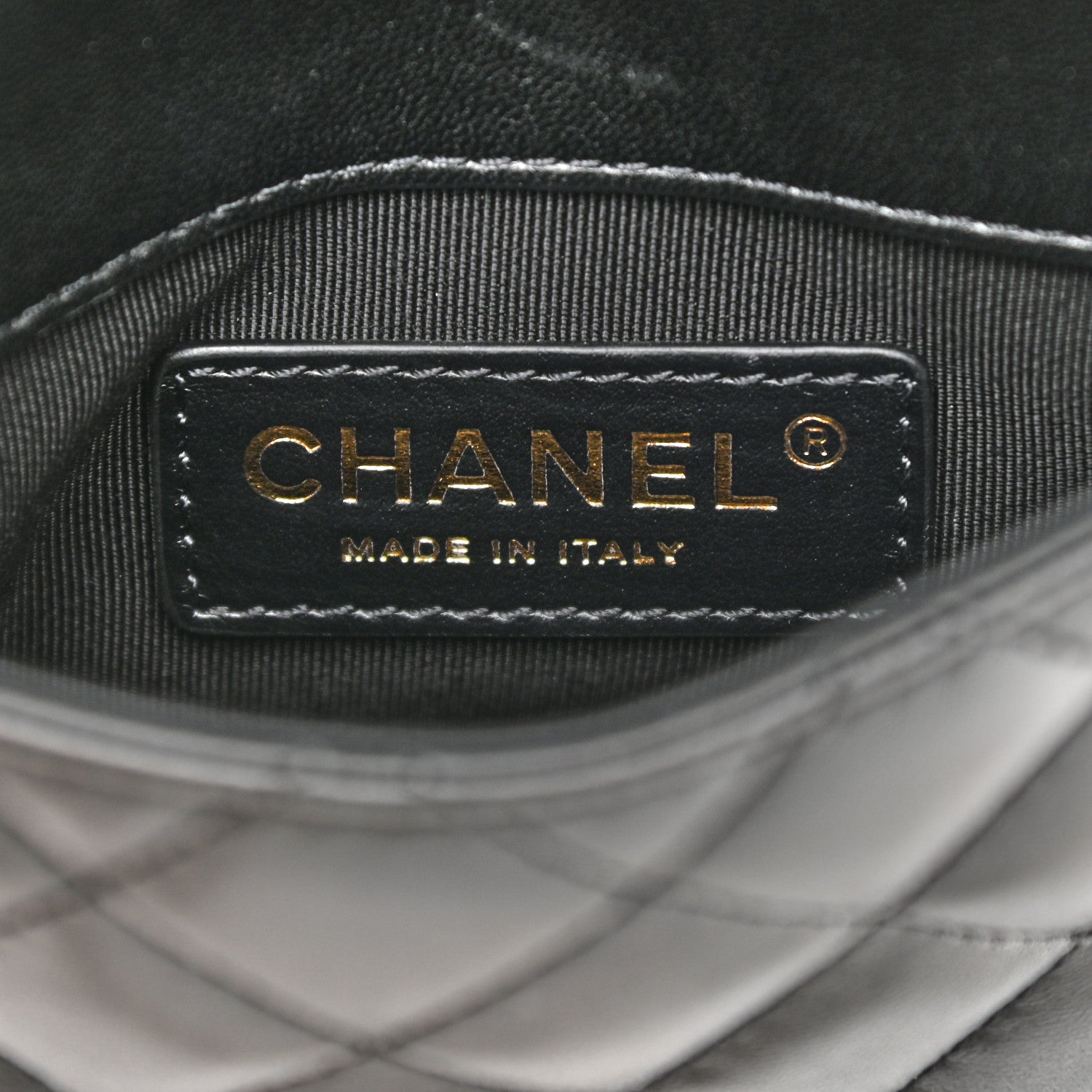 Chanel Lambskin Quilted Side Packs White Black 7 of 17