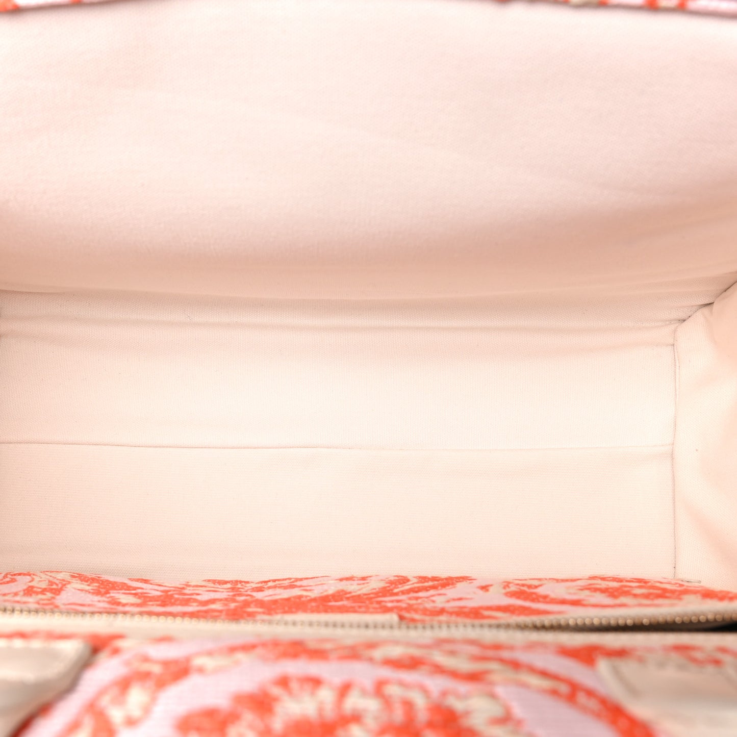 Raffia Barocco Large Athena Tote Coral