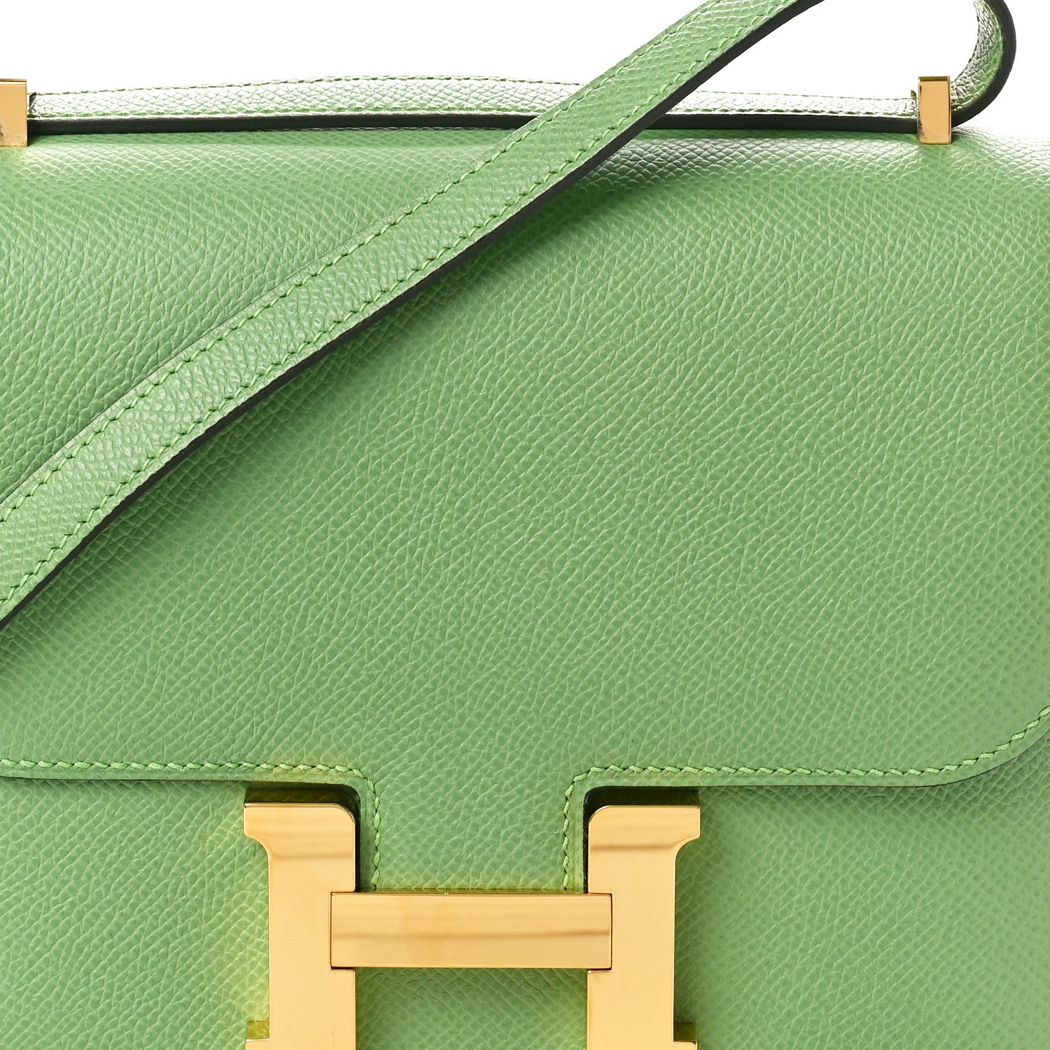 Hermes Epsom Constance 18 Vert Criquet 8 of 11
