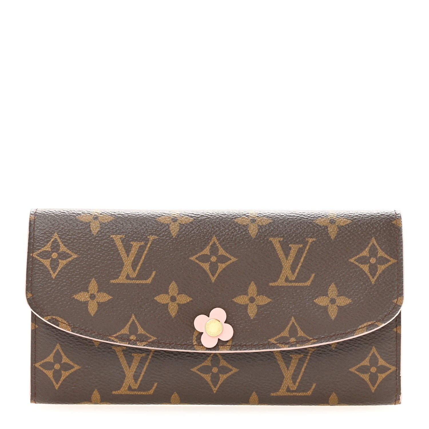 LOUIS VUITTON ウォレット イカットフラワー Louis Vuitton Monogram Bloom Flower Emilie Wallet Fuchsia 1914611