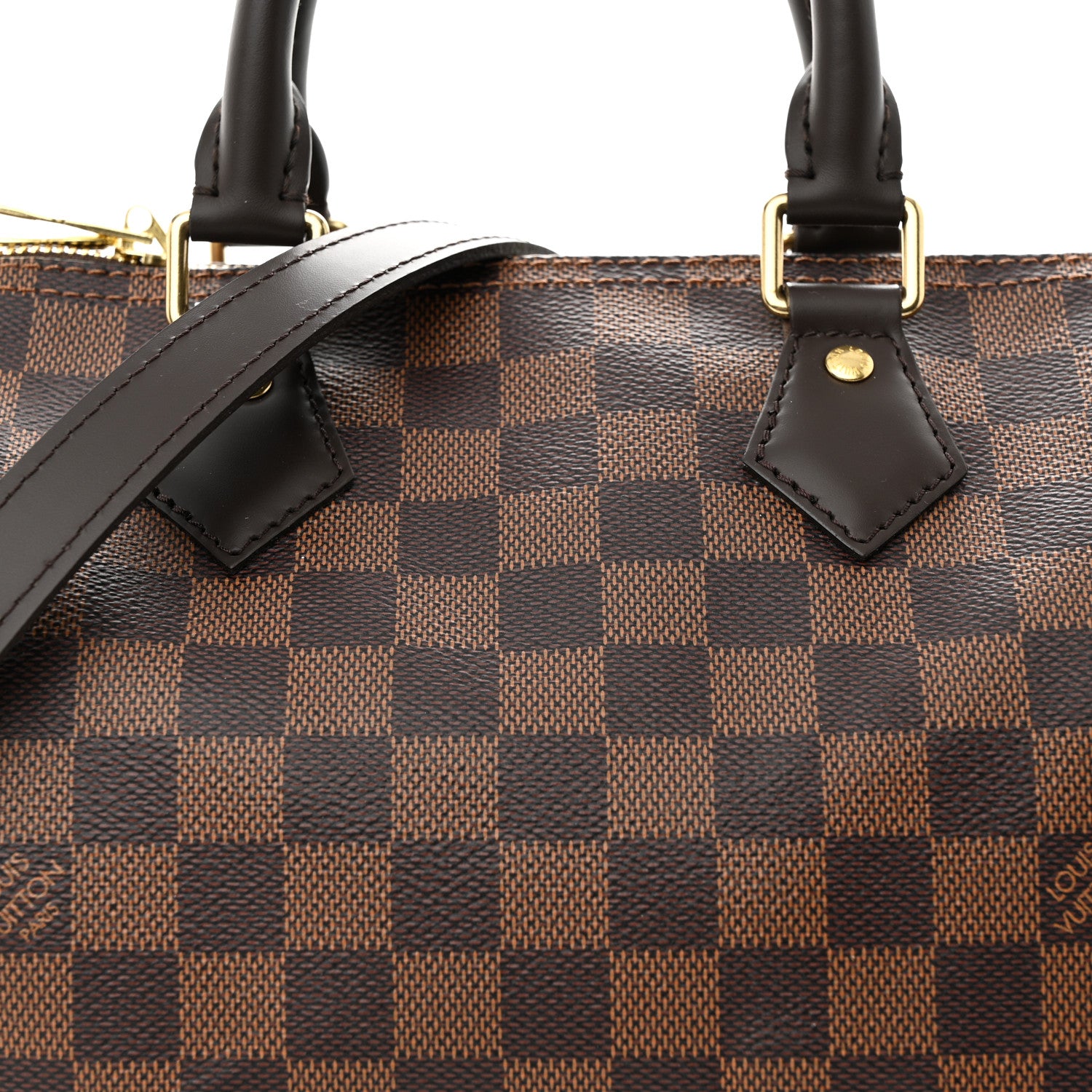 Louis Vuitton Damier Ebene Speedy Bandouliere 25 7 of 10