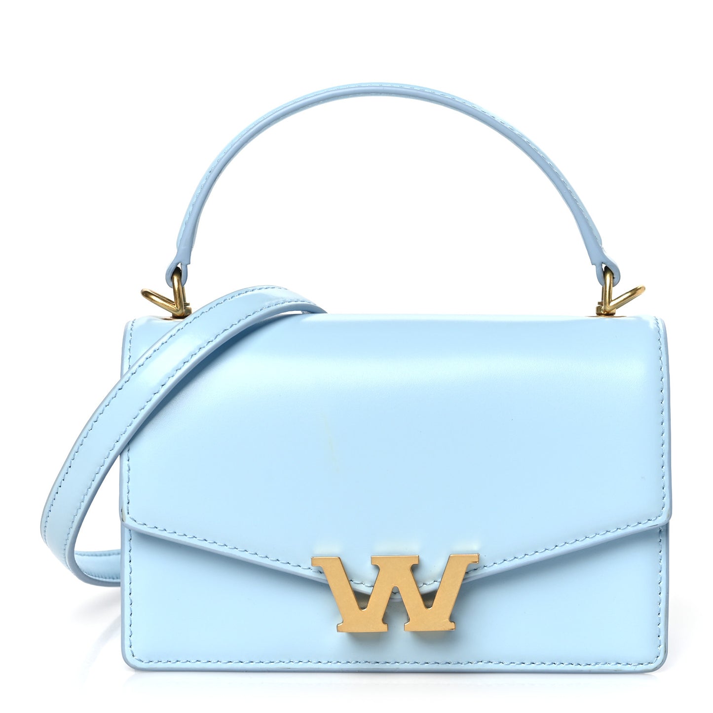 Calfskin Mini Legacy Satchel Blue