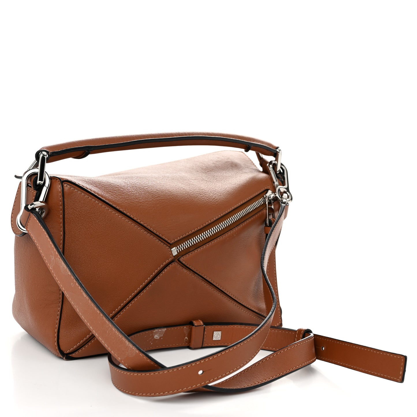 Calfskin Small Puzzle Bag Tan