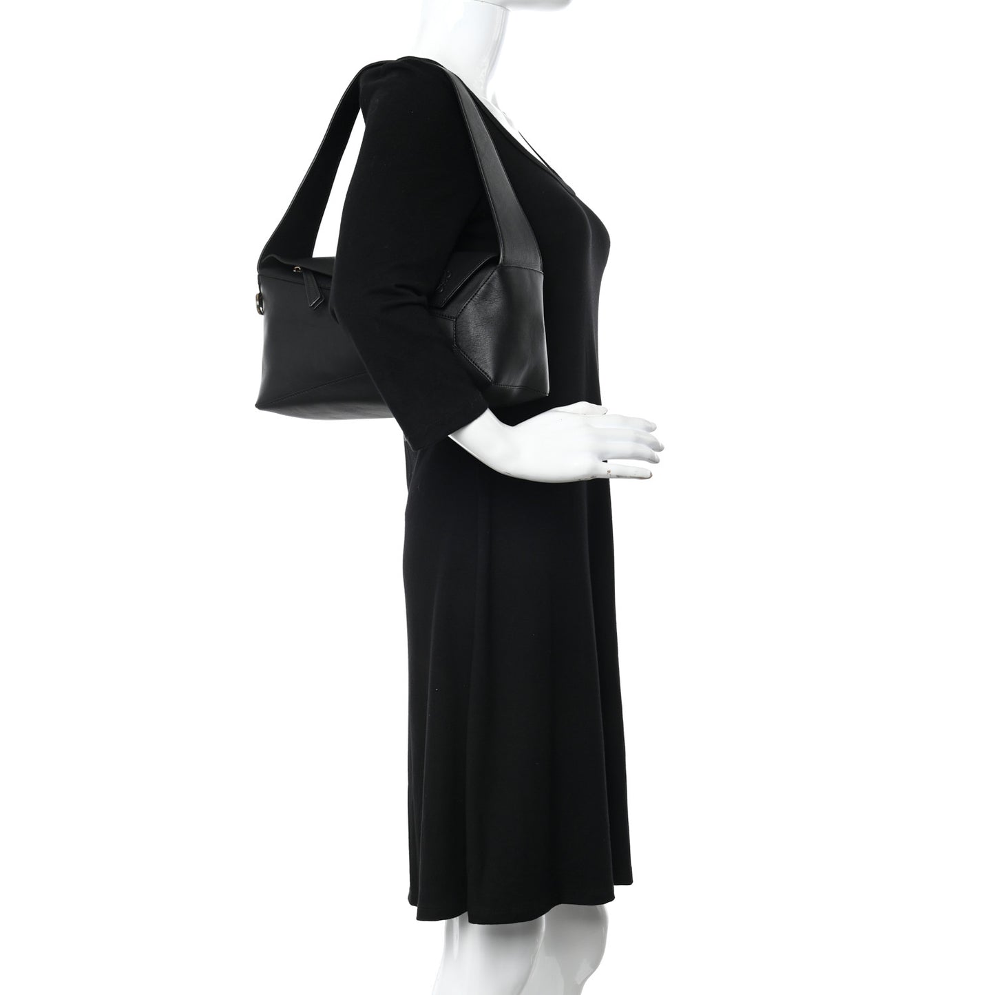 Calfskin Puzzle Hobo Black