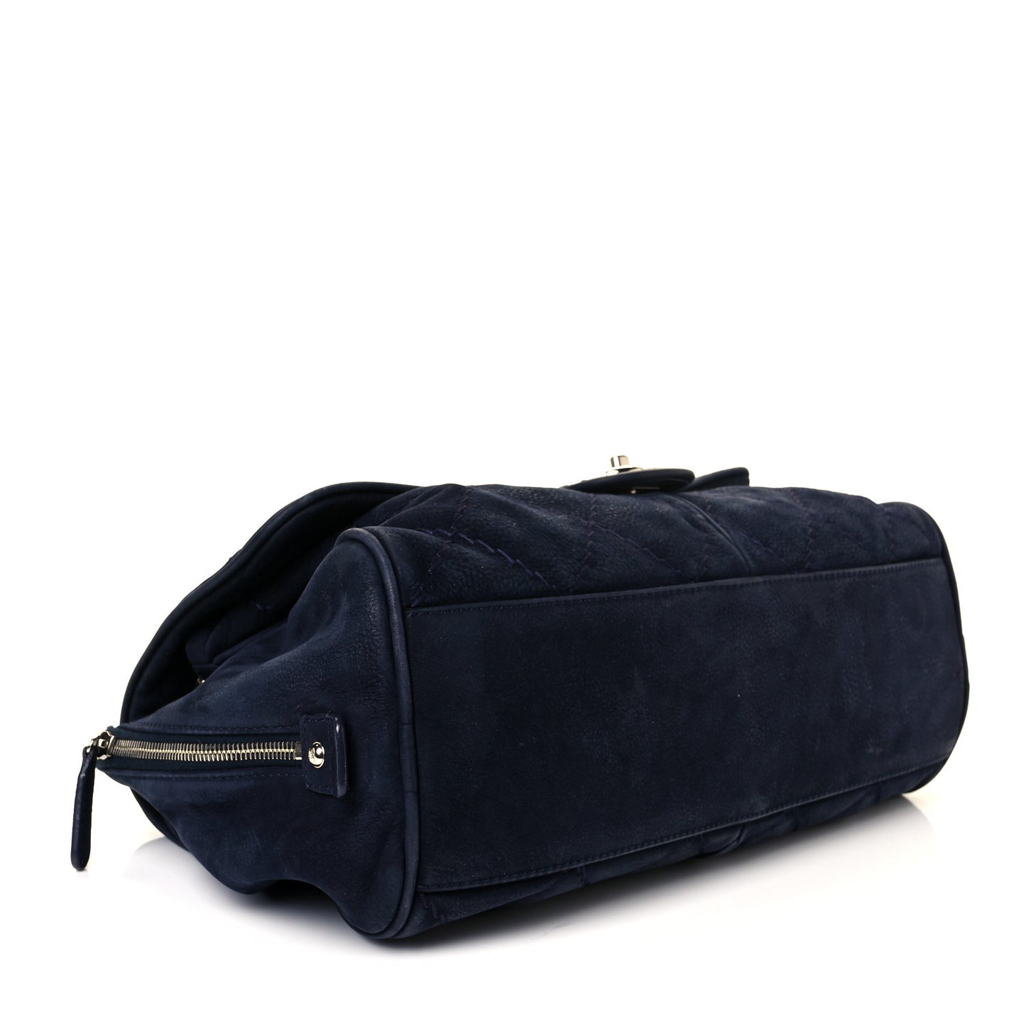Suede Ultimate Stitch Flap Navy Blue
