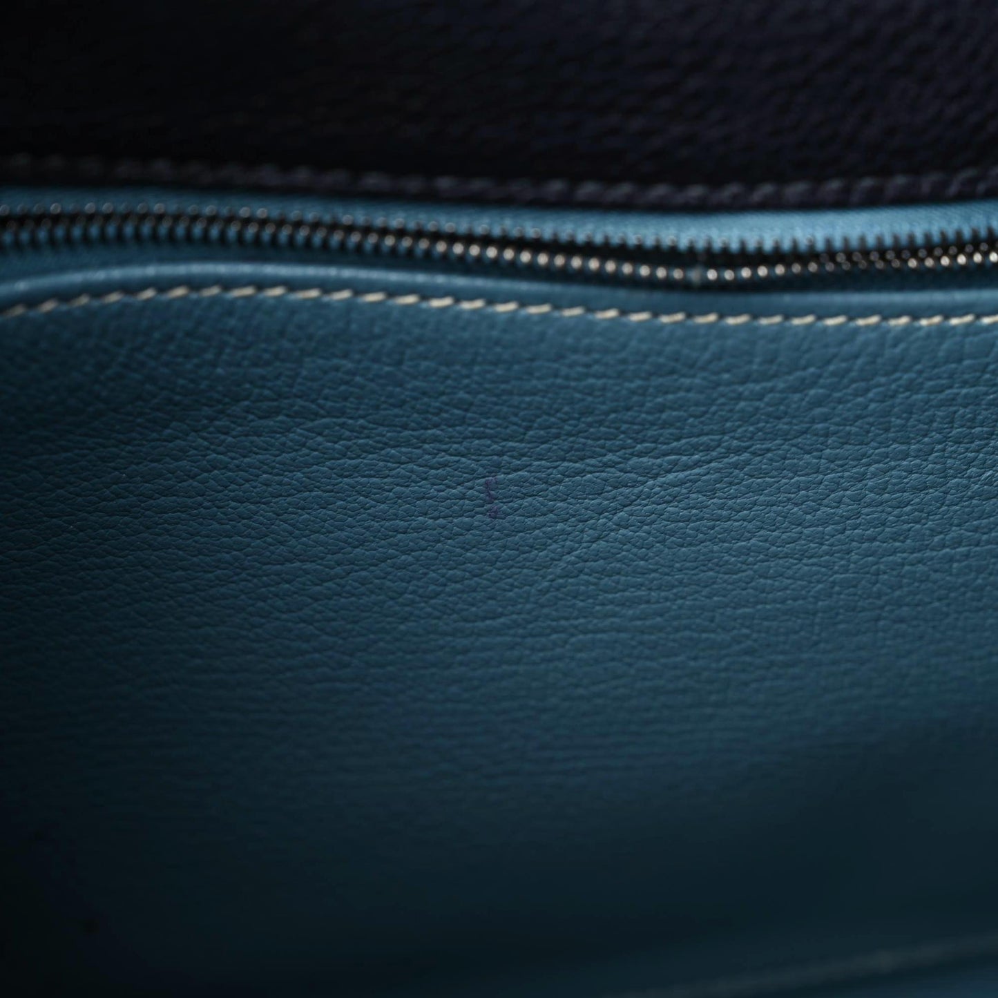 Togo Bi-Color Kelly Retourne 32 Indigo Blue Jean