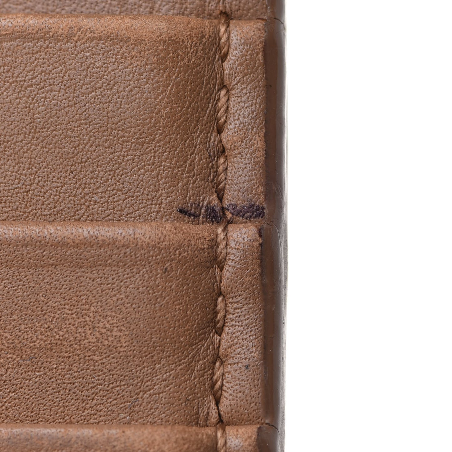 Nappa Intrecciato Bi-Fold Wallet Noce