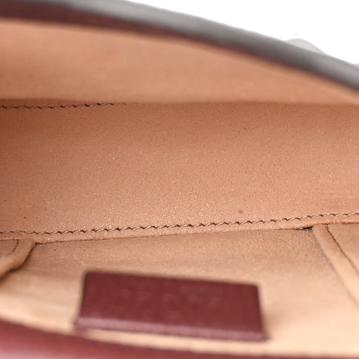 Monogram Textured Dollar Calfskin Mini Horsebit 1955 Crossbody Bag Sahara Rubino Chardonnay