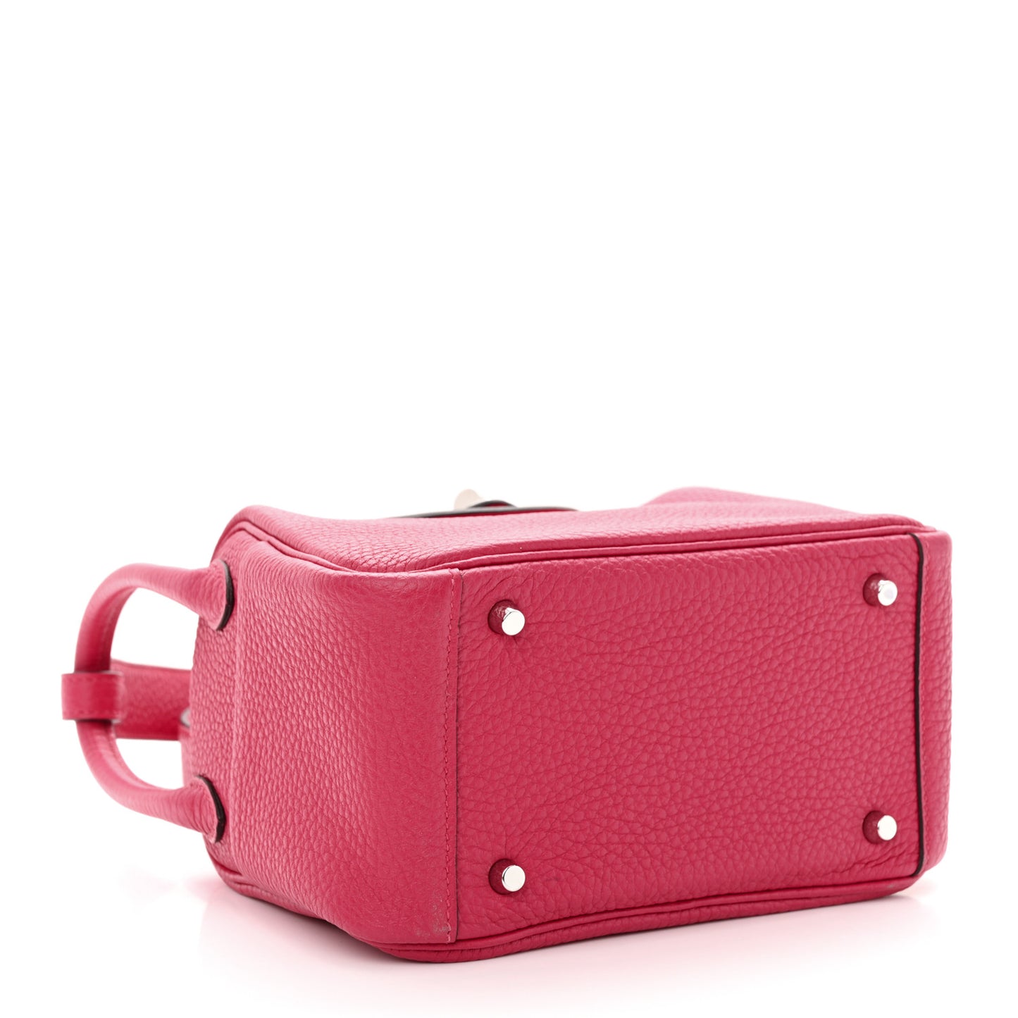 Taurillon Clemence Mini Lindy 20 Rose Pourpre