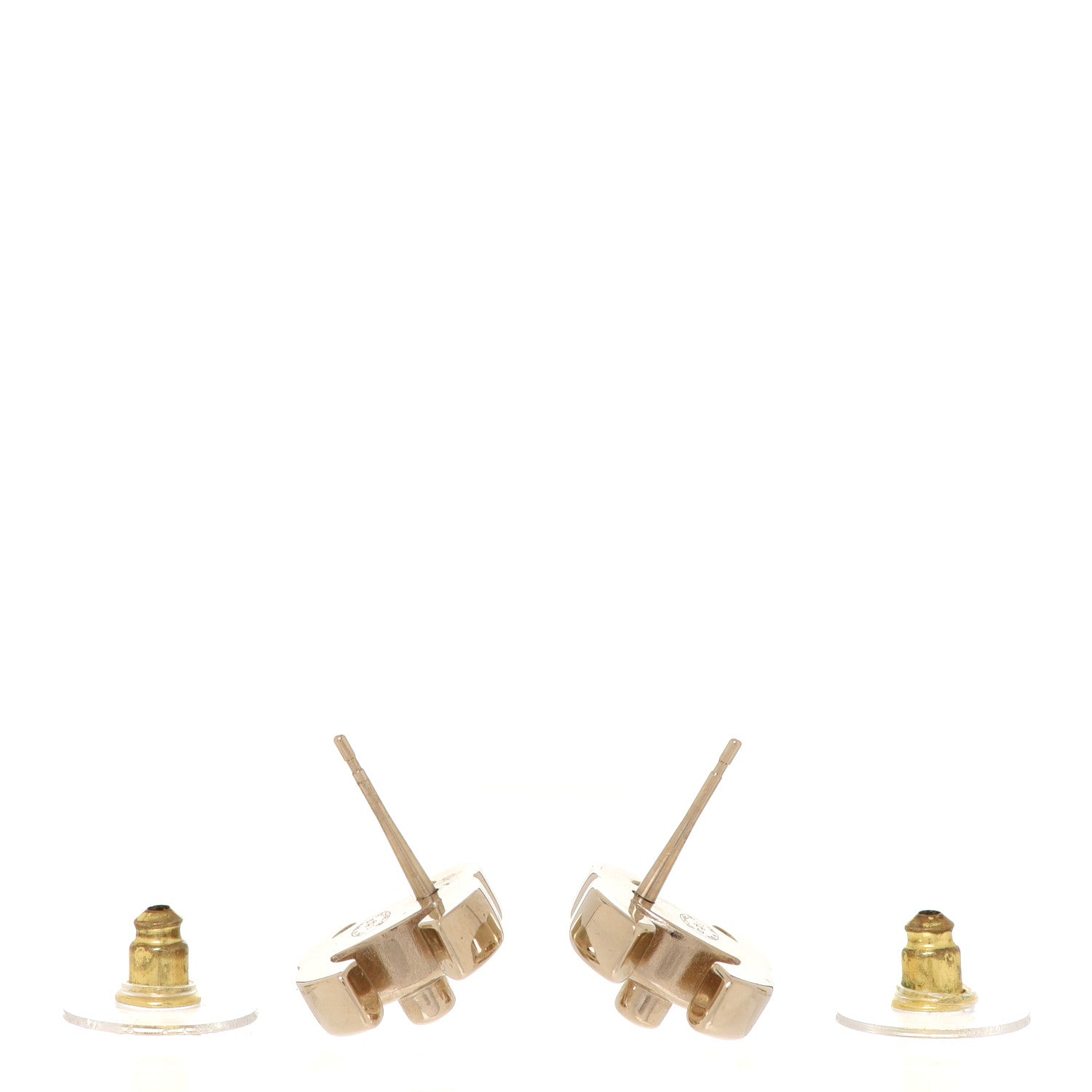 Chanel Metal CC Turnlock Earrings Gold 3 of 5