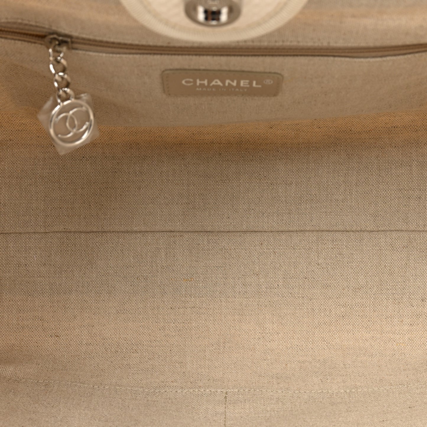 Mixed Fibers Small Deauville Tote White