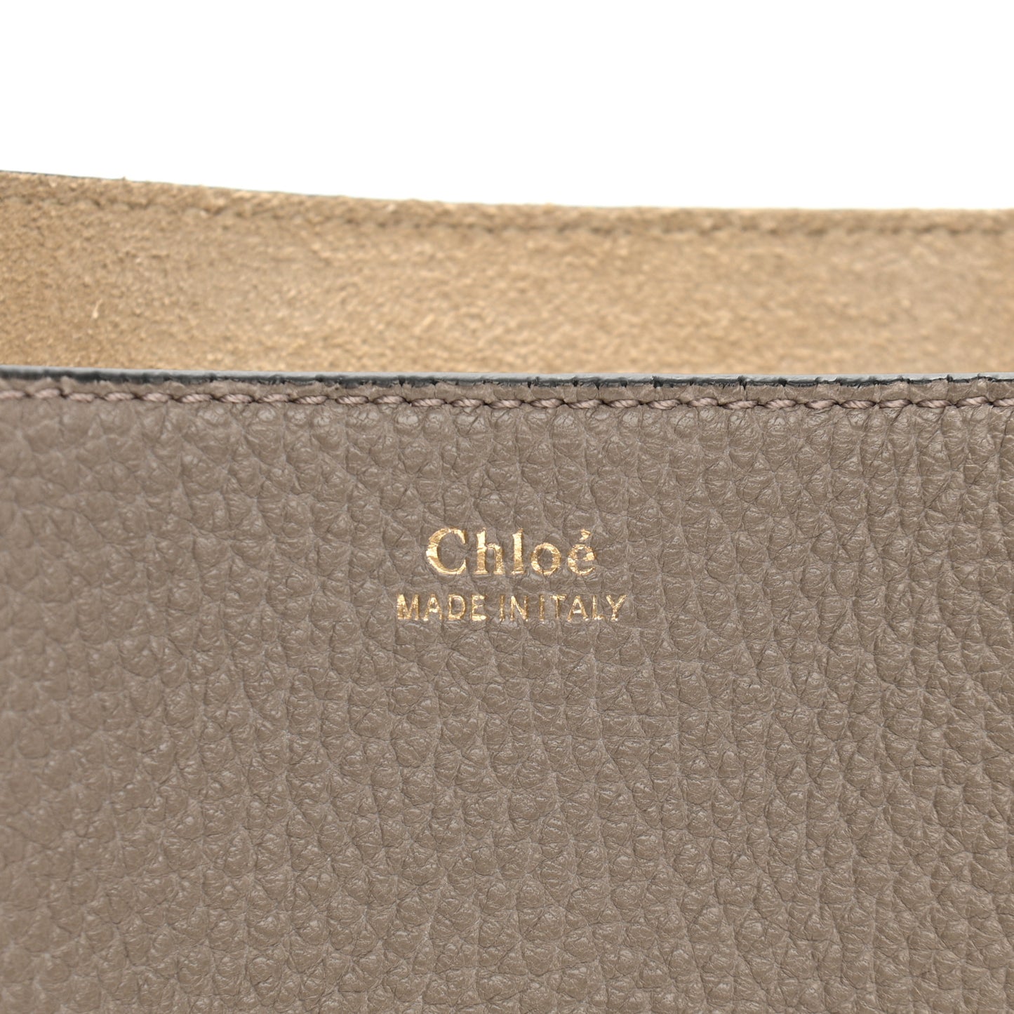 Grained Lambskin Drew Shoulder Bag Motty Grey