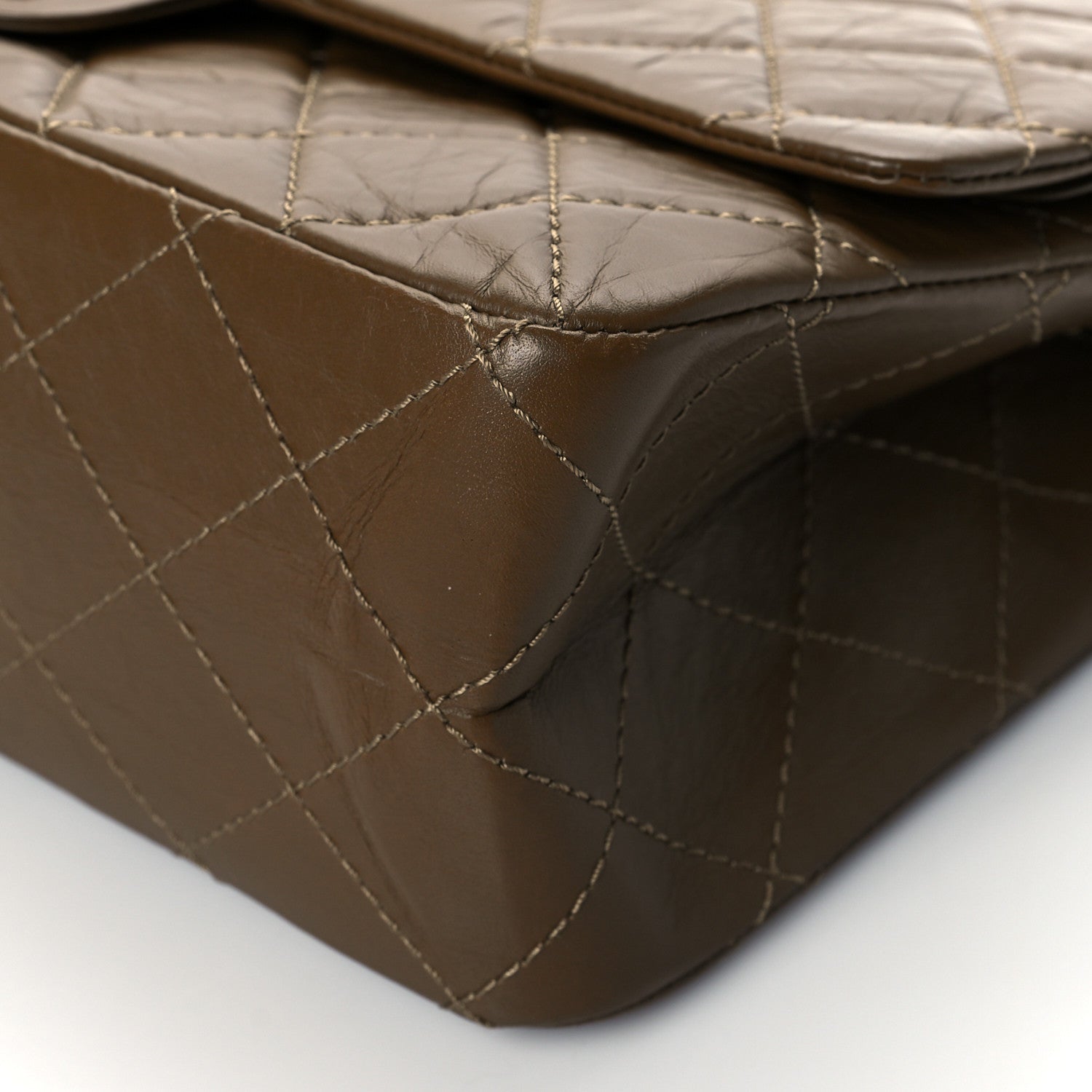 Chanel Aged Calfskin Quilted 2.55 Reissue 227 Flap Dark Brown 10 of 10