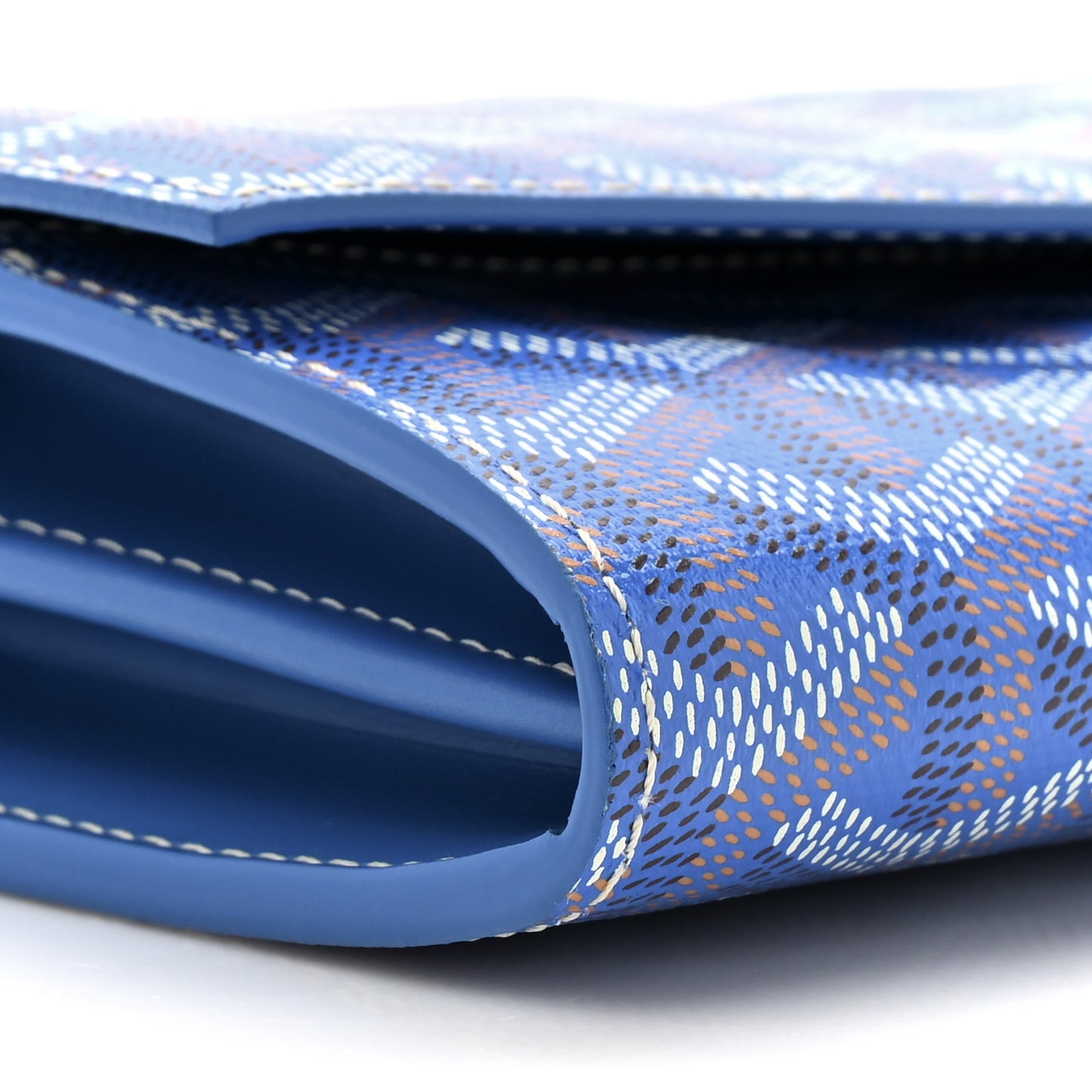 Goyardine Varenne Continental Wallet Sky Blue