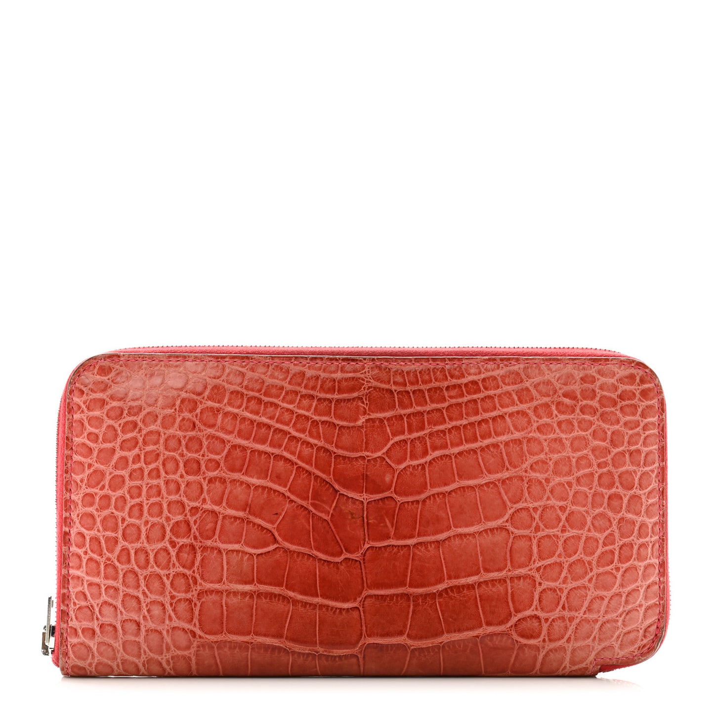Matte Alligator Azap Wallet Bougainvillea
