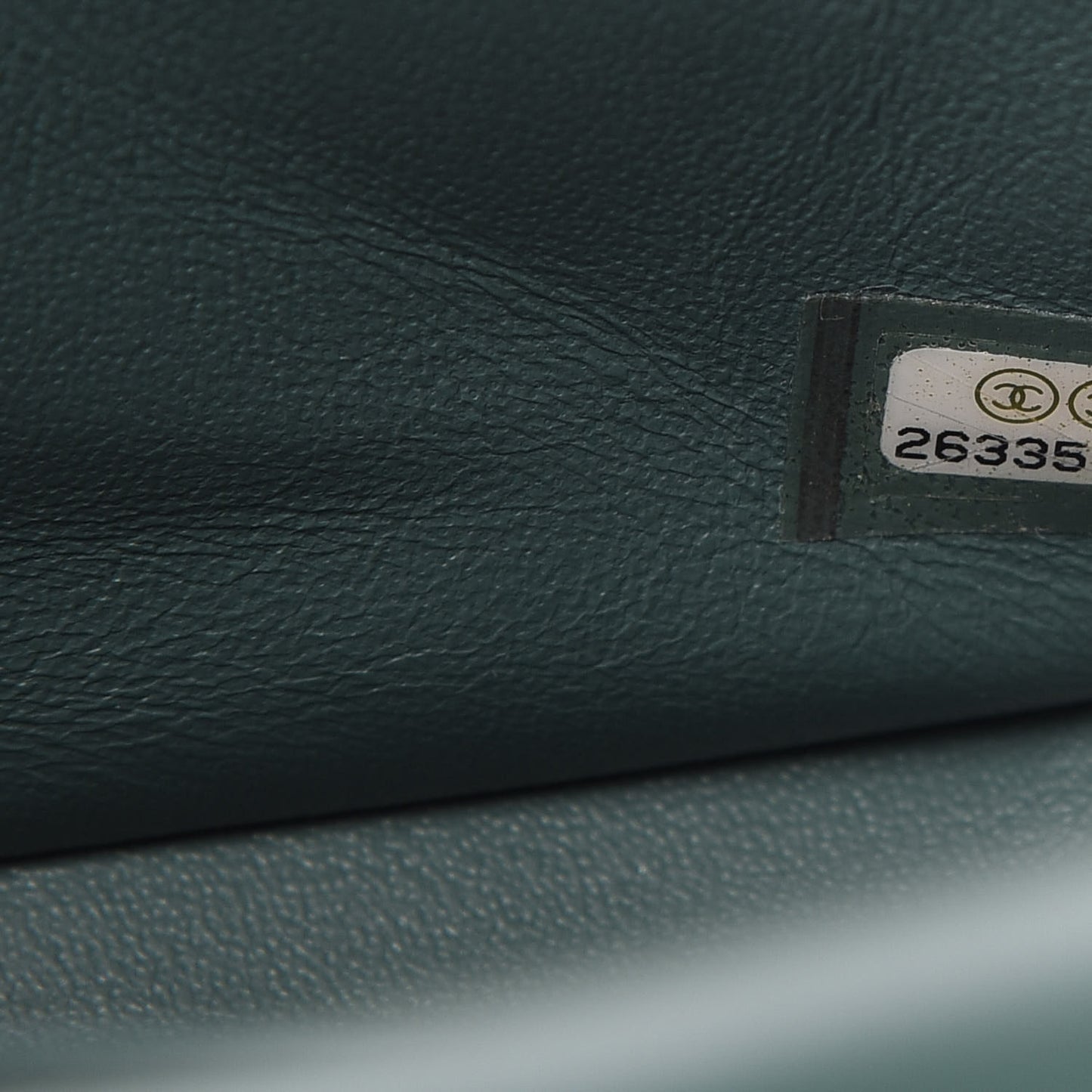 Lambskin Quilted Mini Square Flap Green