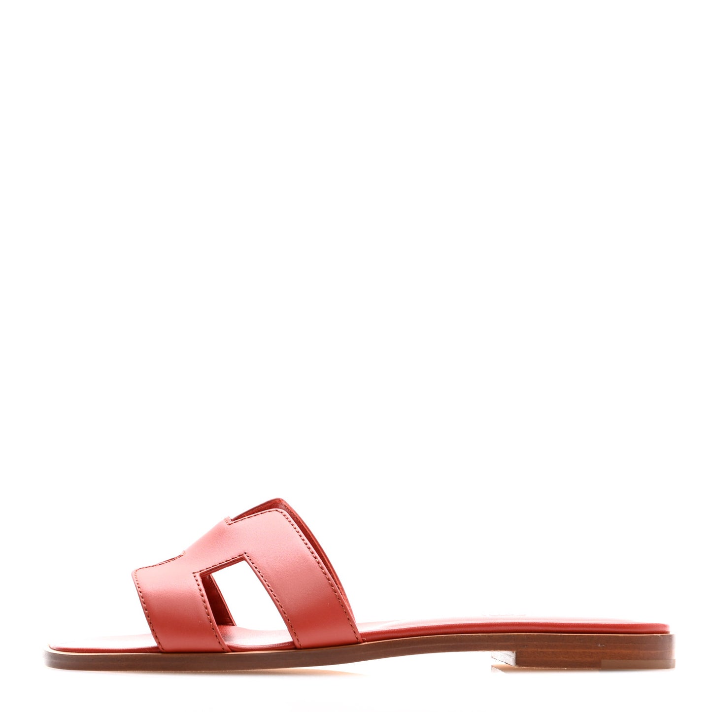 Box Calfskin Oran Sandals 36.5 Rouge De Turin