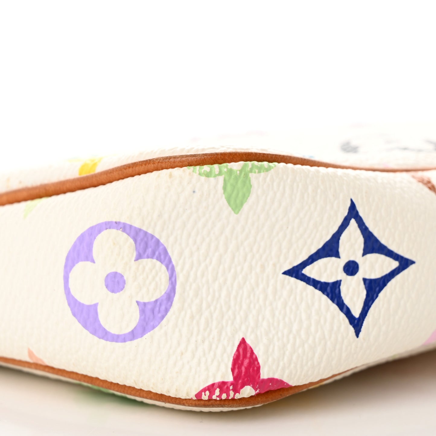 Monogram Multicolor Pochette Accessories White