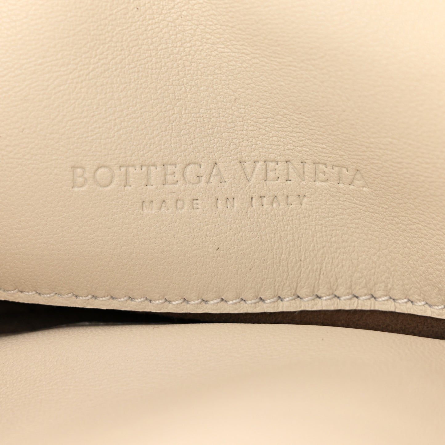 Nappa Intrecciato Embroidered Flap Clutch Mist
