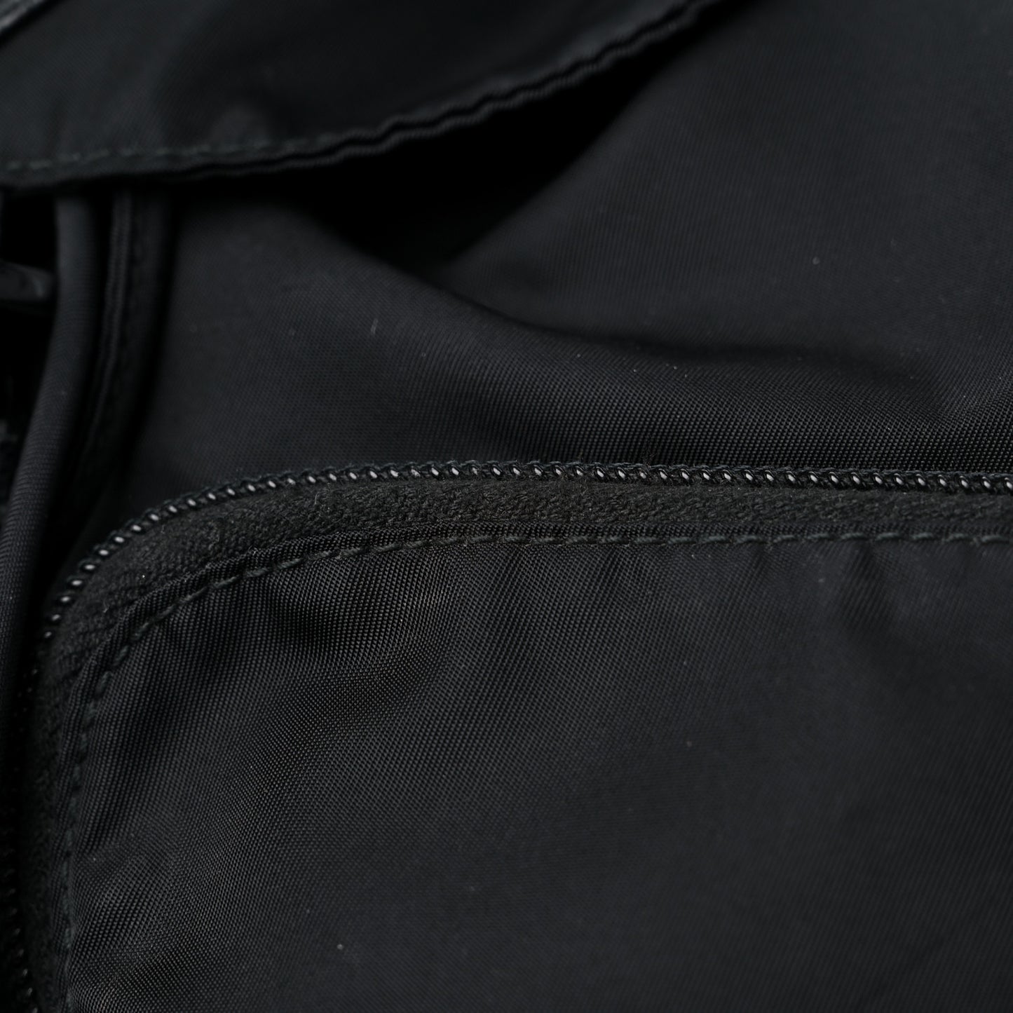 Tessuto Nylon Saffiano Medium Backpack Black