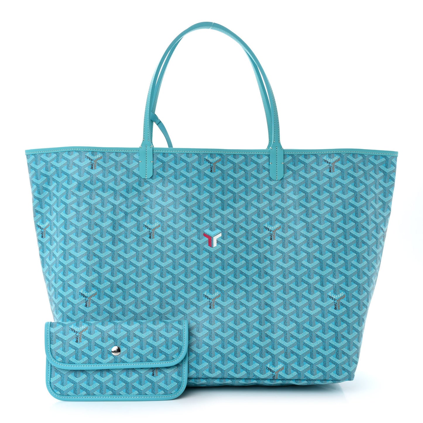 Goyardine Saint Louis GM Balise Beach Towel Set Turquoise