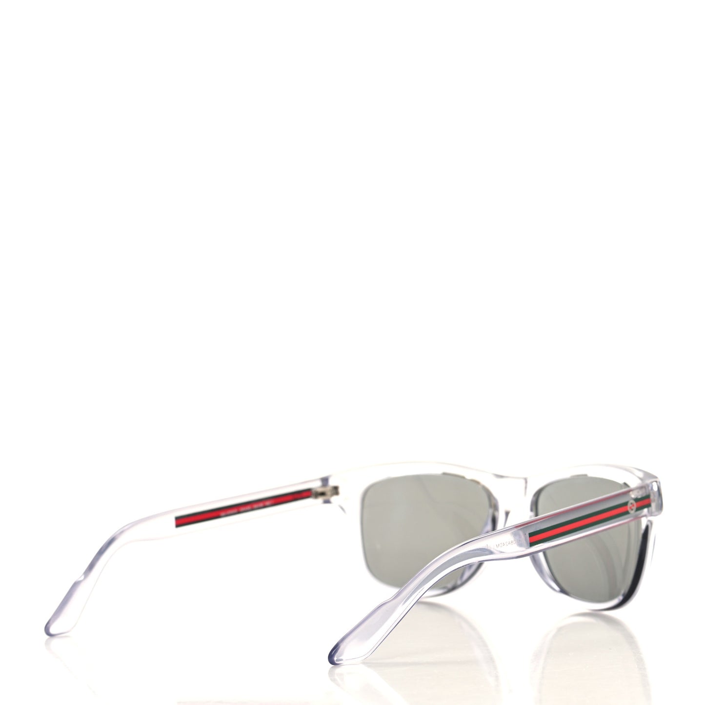 GG Bio-Based Frame Rectangle Web Sunglasses 3709/S Grey