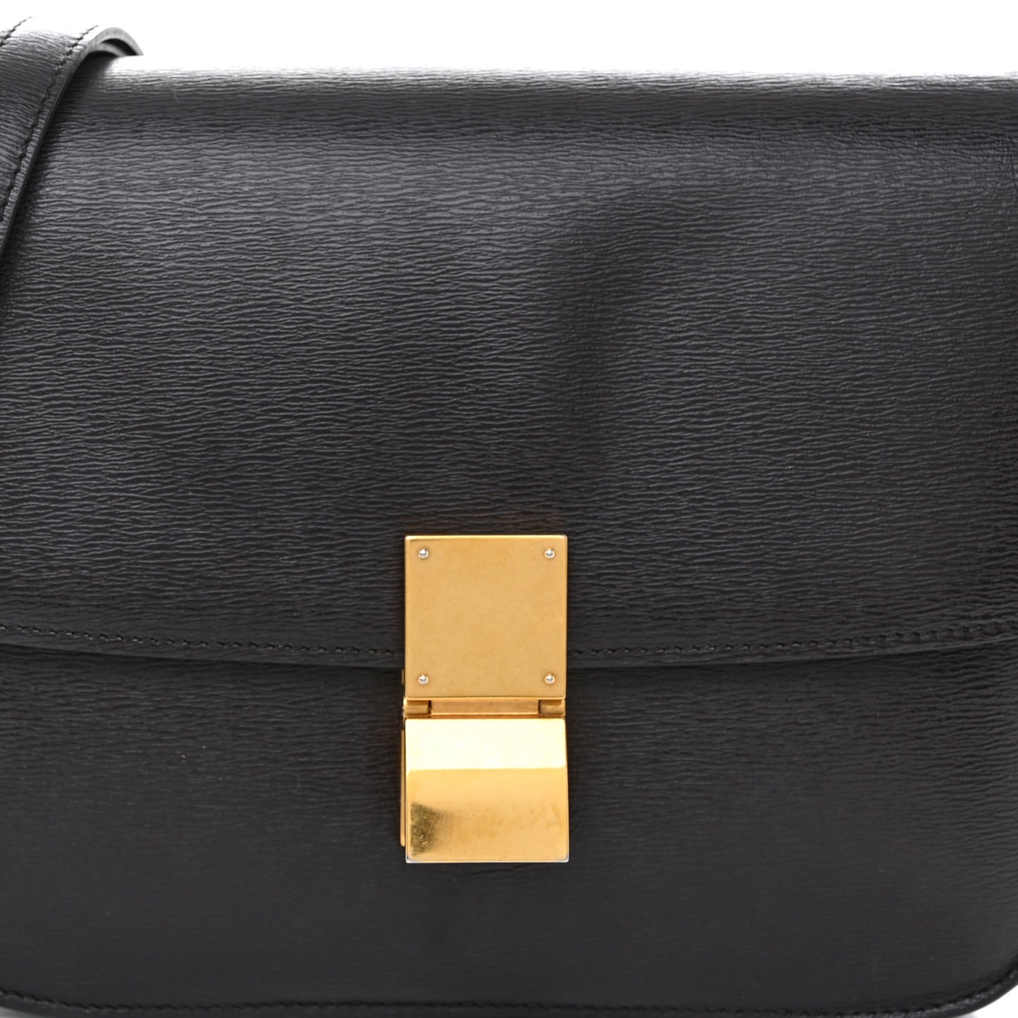 Liege Calfskin Medium Classic Box Flap Bag Chestnut
