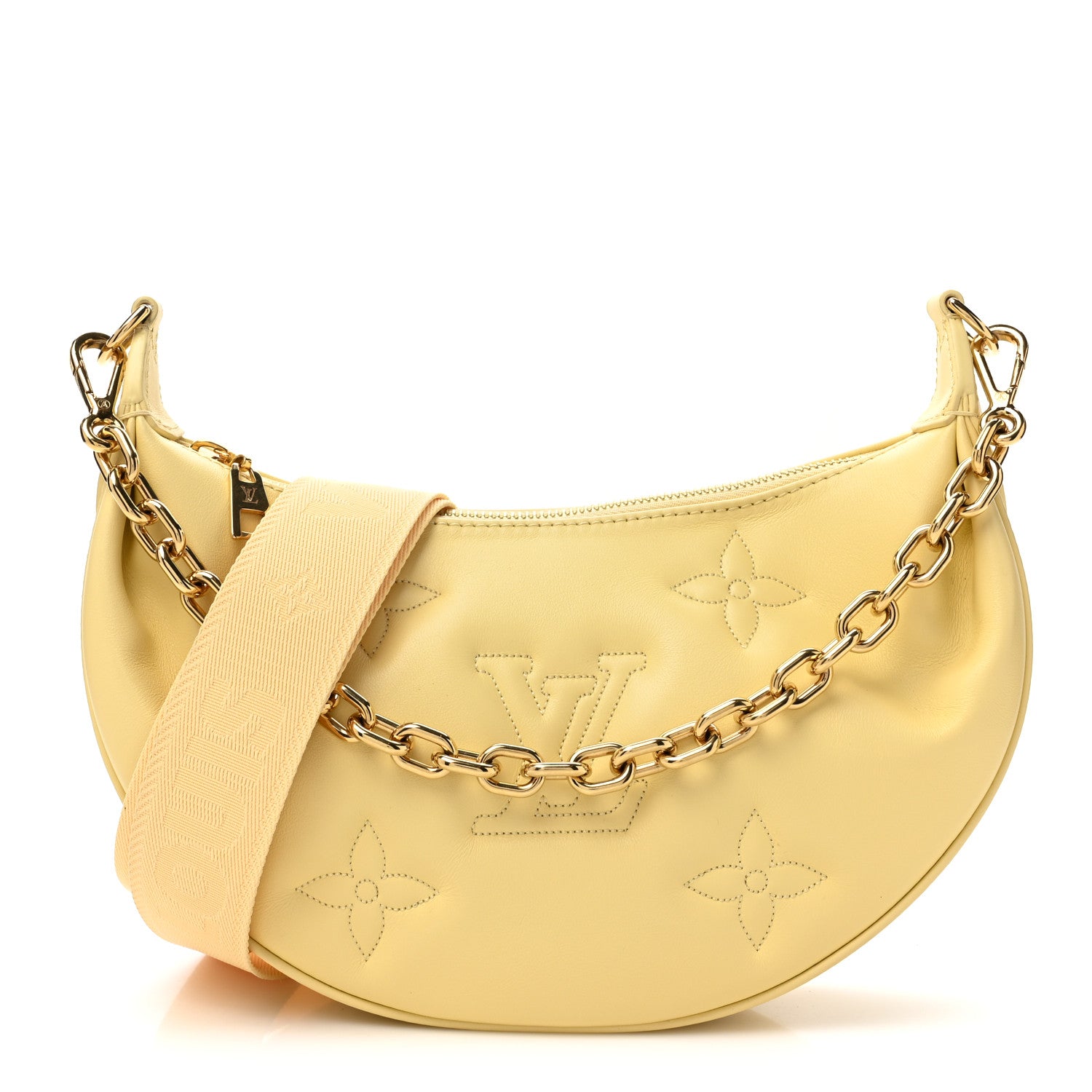 Louis Vuitton Calfskin Bubblegram Over The Moon Banana 1 of 12