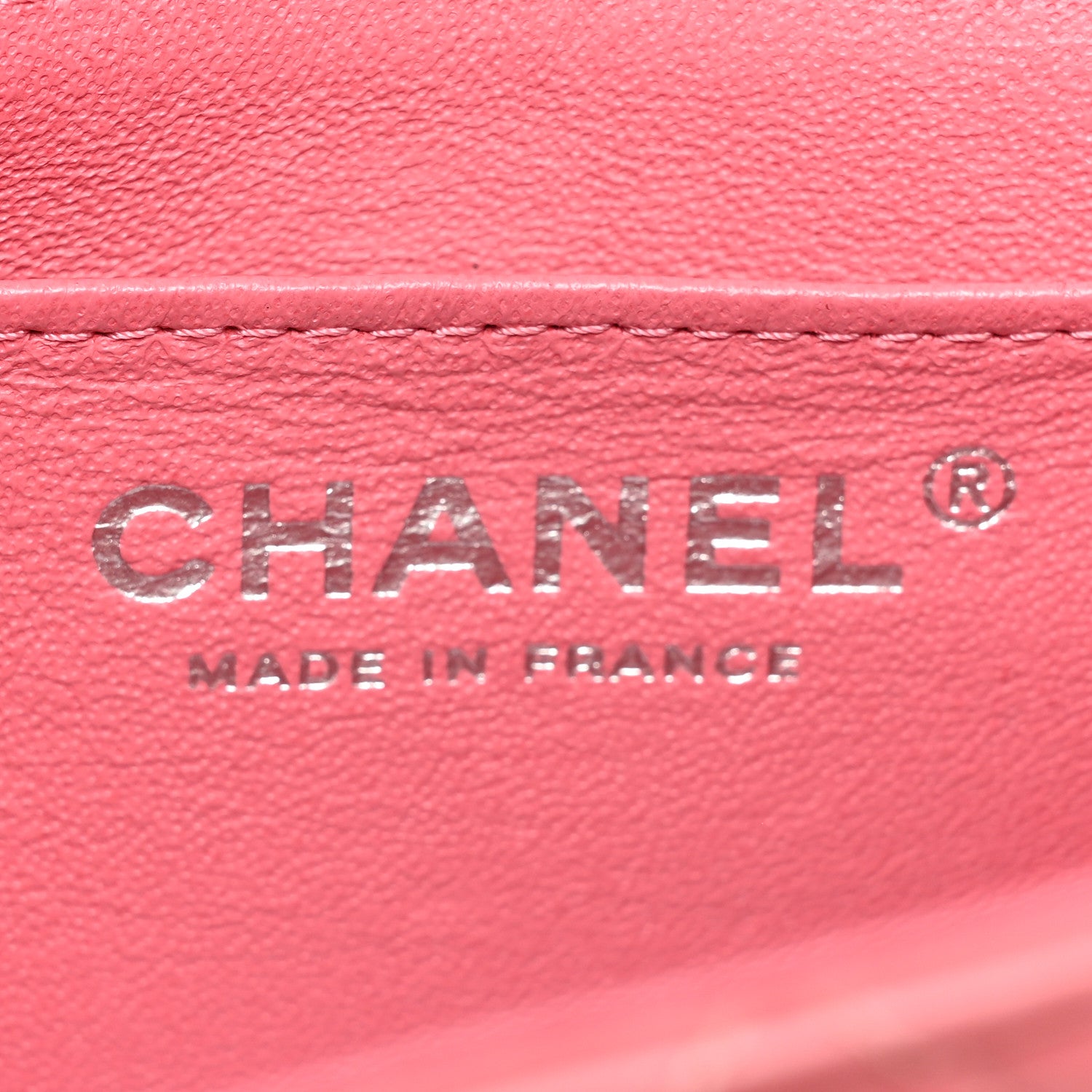 Chanel Lambskin Quilted Mini Square Flap Pink 6 of 13