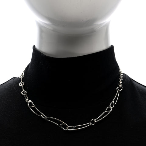 Sterling Silver Chaine d'Ancre Punk Necklace ST