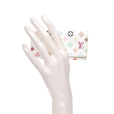 Monogram Multicolor Multicles 4 Key Holder White Litchi