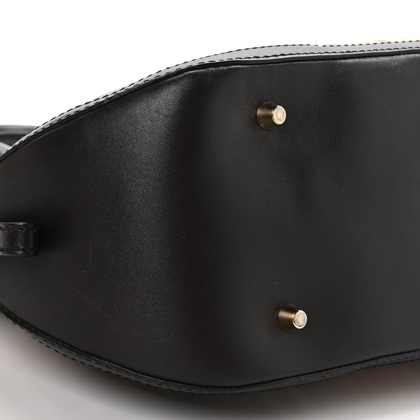 Haymarket Check Small Orchard Bowling Bag Chocolate